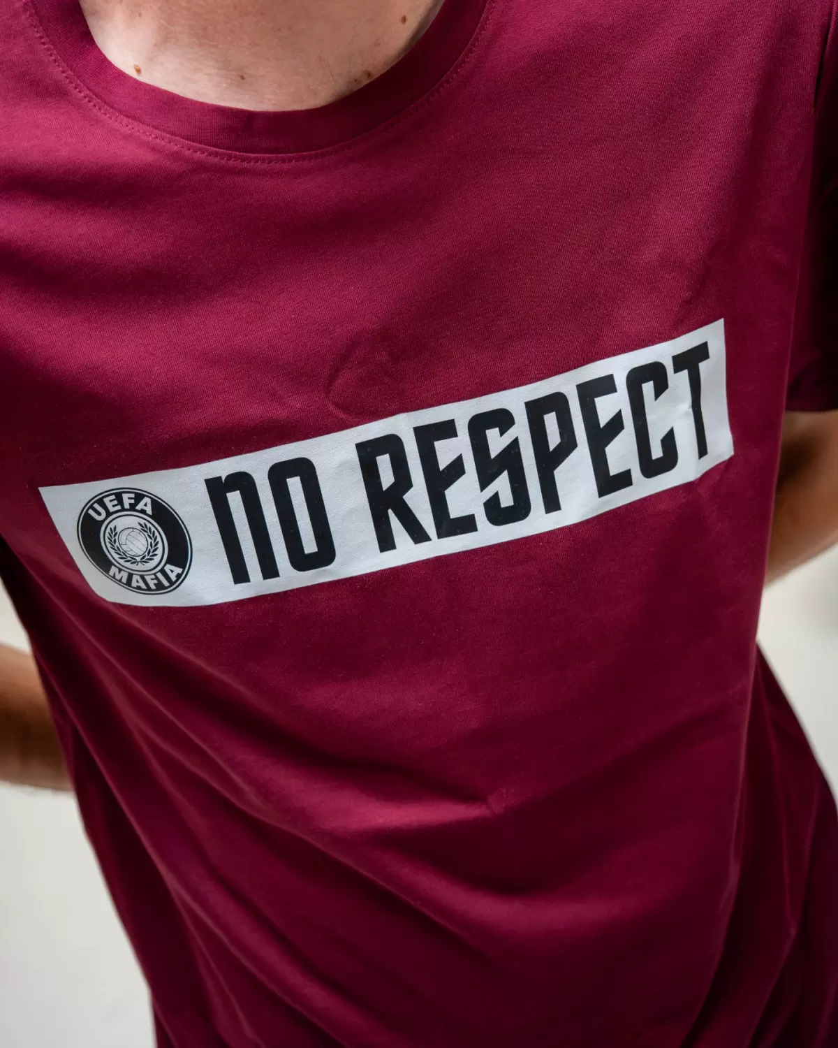 NO RESPECT - JH - BURGUNDY - MAJICA - 4
