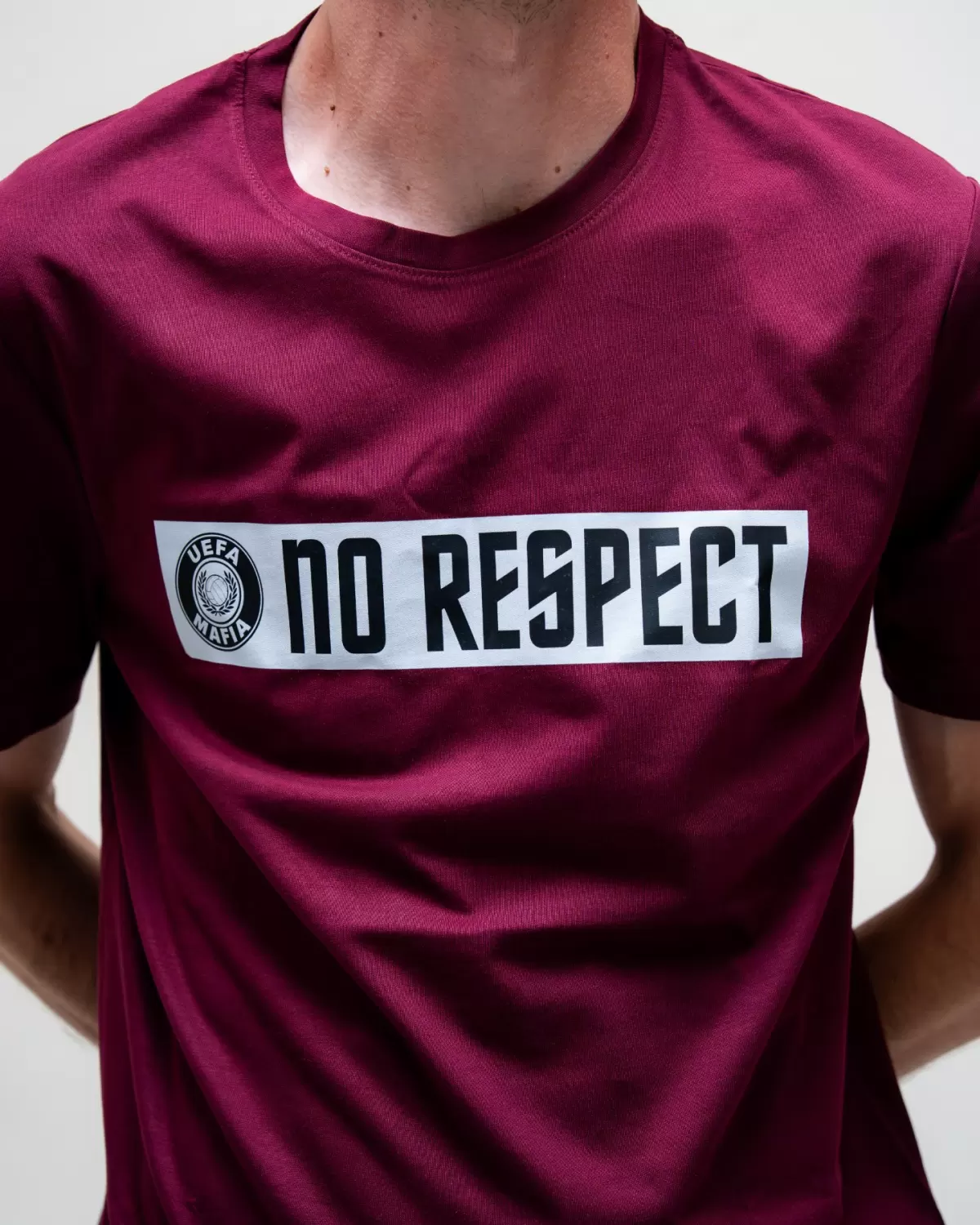 NO RESPECT - JH - BURGUNDY - MAJICA - 3