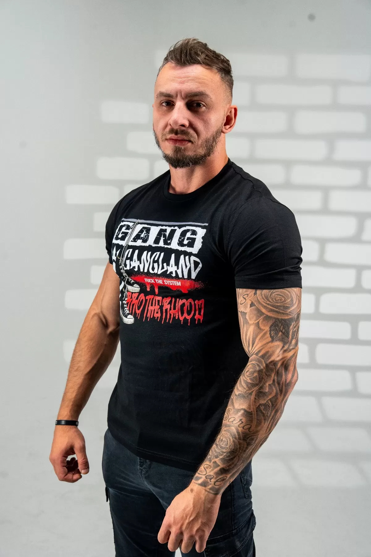 GANGLAND - 2BRO - BLACK - MAJICA - 2