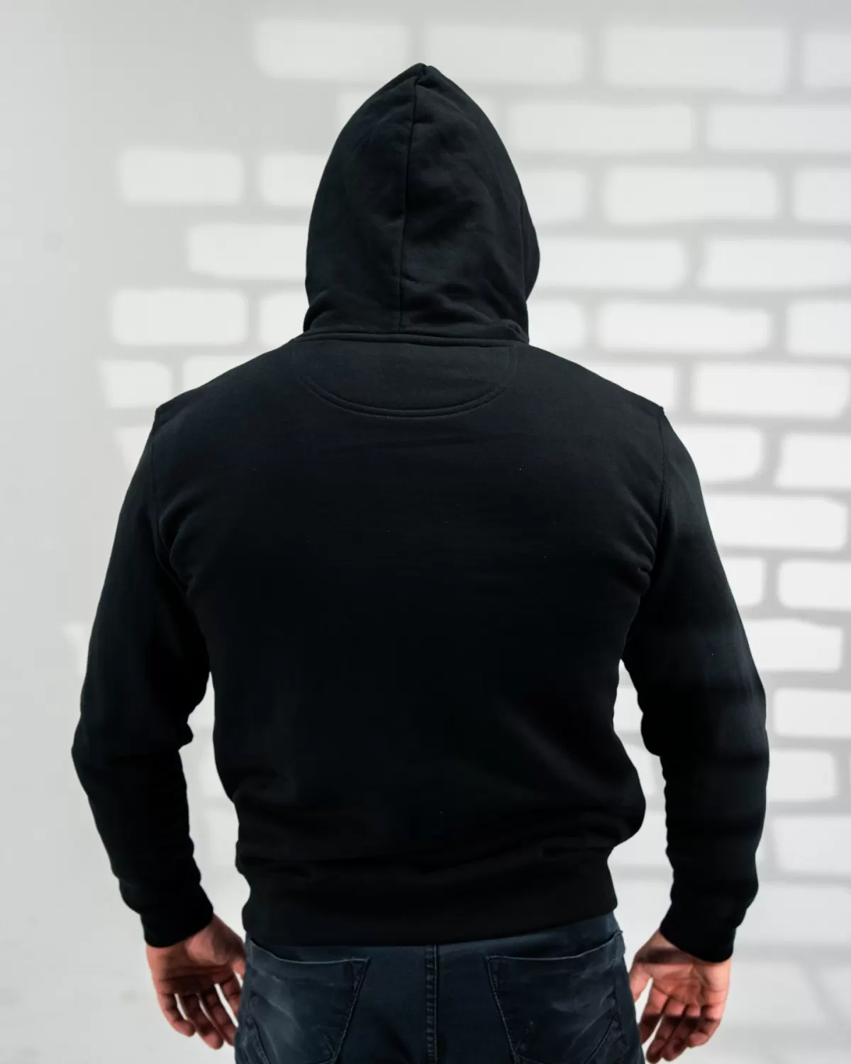 NO BORDERS - 2BRO - HOODIE - BLACK - 4