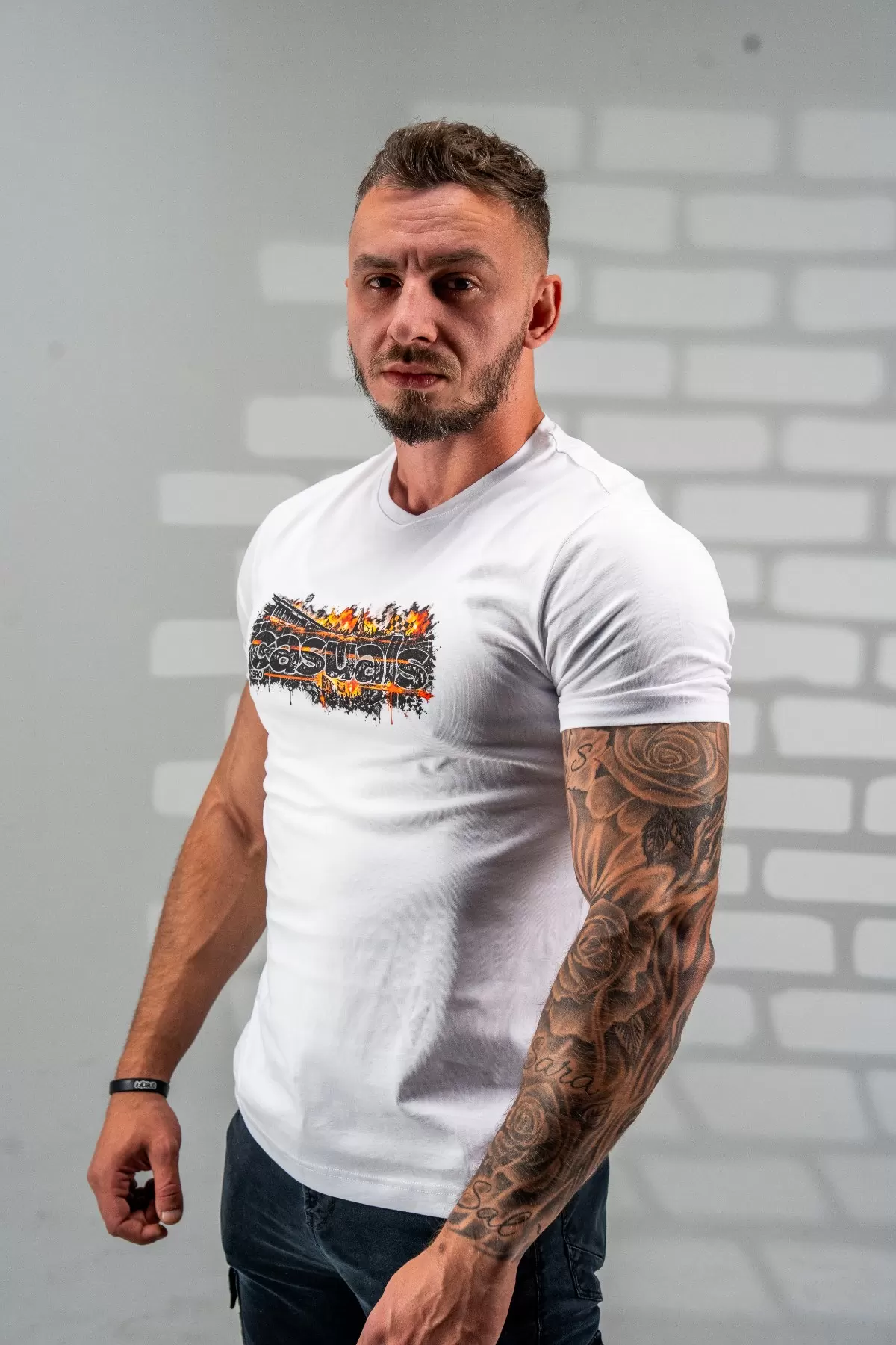 CASUALS - 2BRO - MAJICA - WHITE - 5