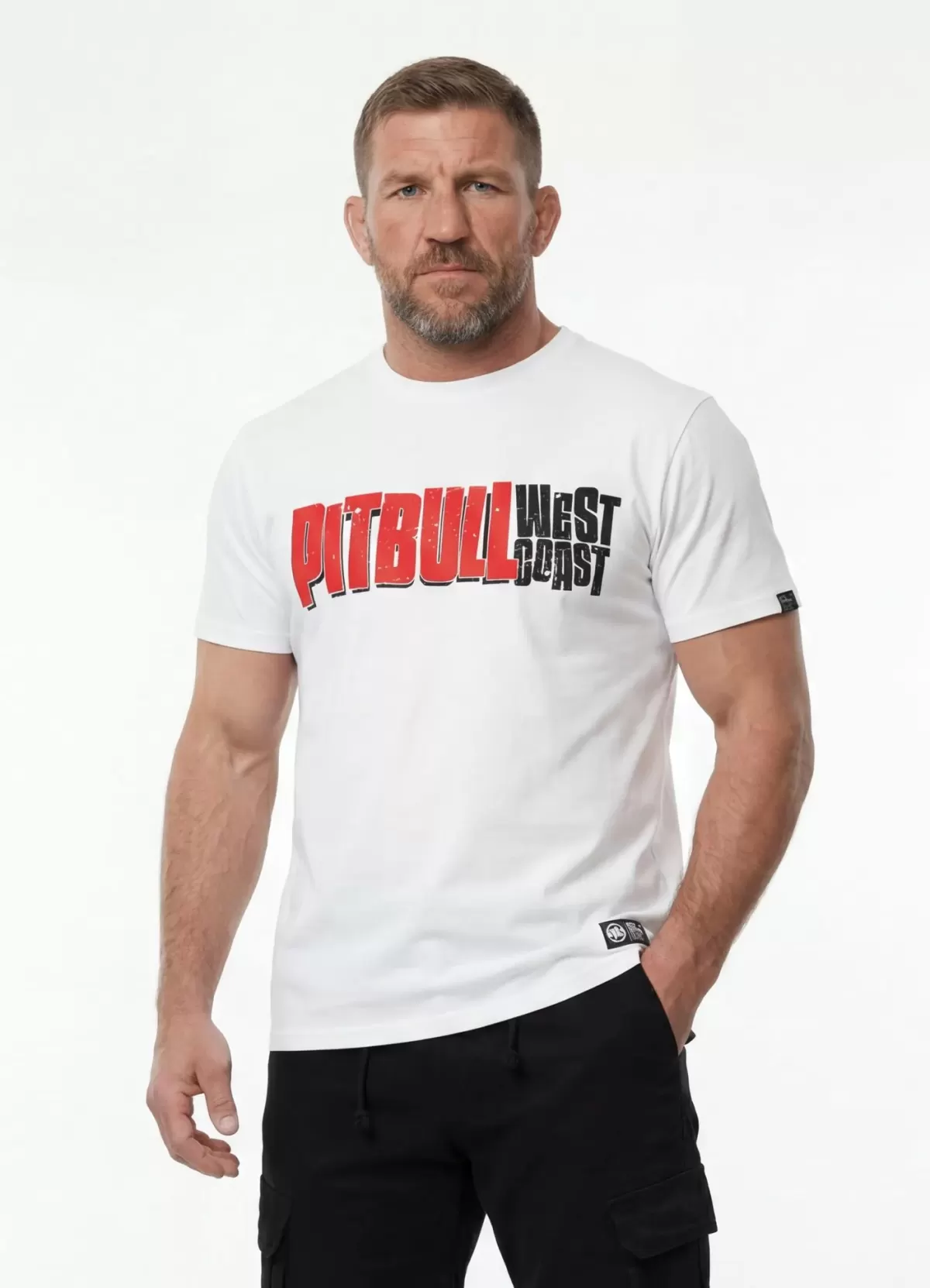 REBEL BORN - PITBULL - MAJICA - WHITE - 8