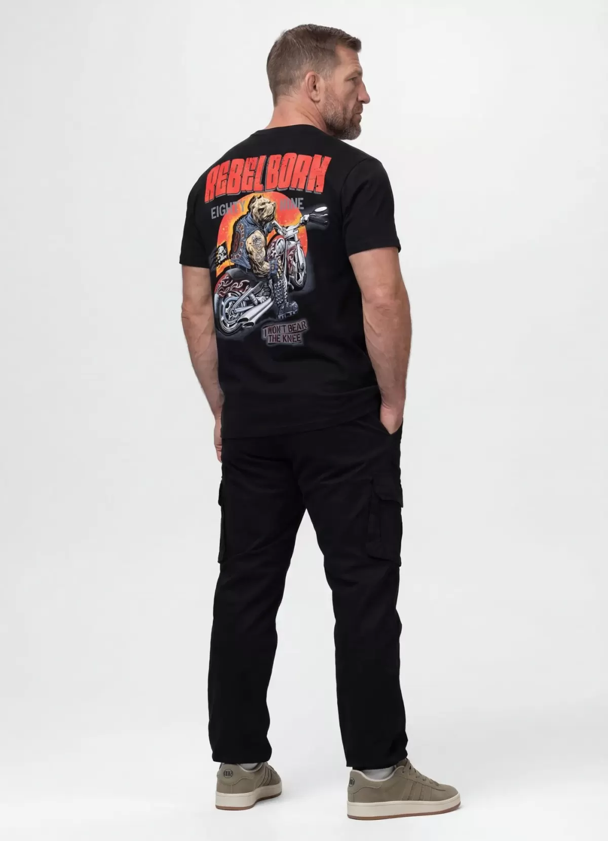 REBEL BORN - PITBULL - MAJICA - BLACK - 7