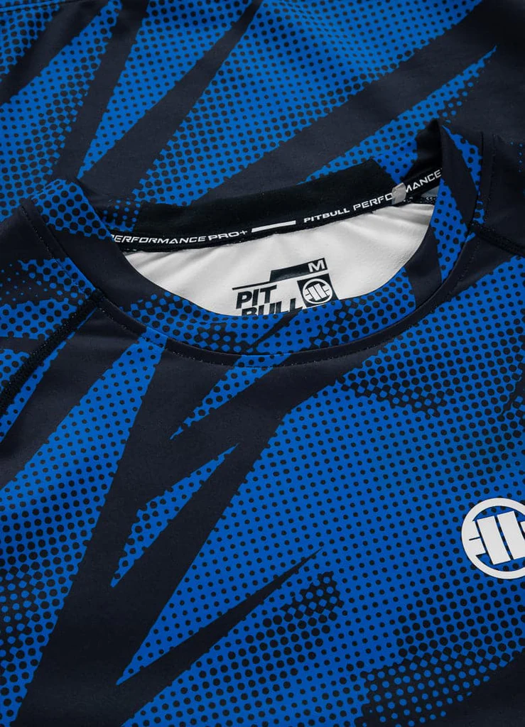 Pitbull - DOT CAMO 2 - Blue camo - Rashguard - 4