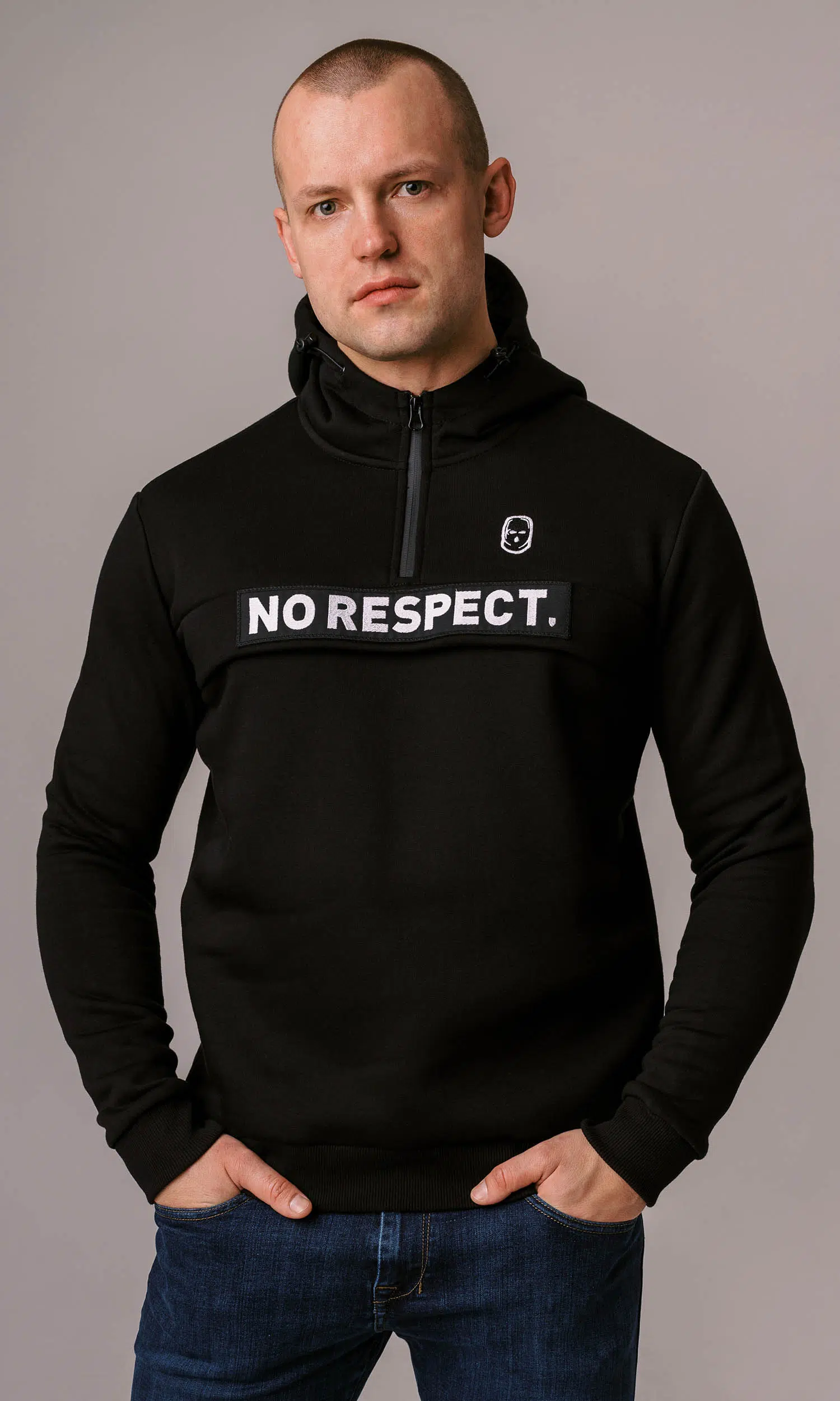 PG WEAR - Striker - No Respect - BLACK - DUKSERICA Full Face - 5