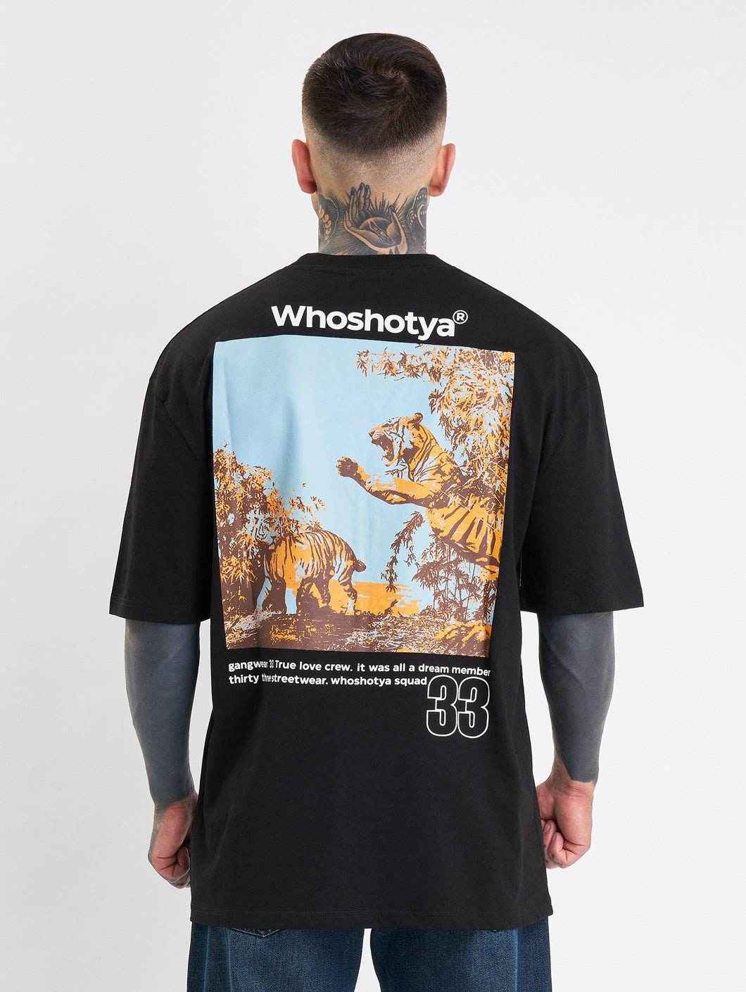 Whoshotya - Feralith - BLACK - Majica - Oversize