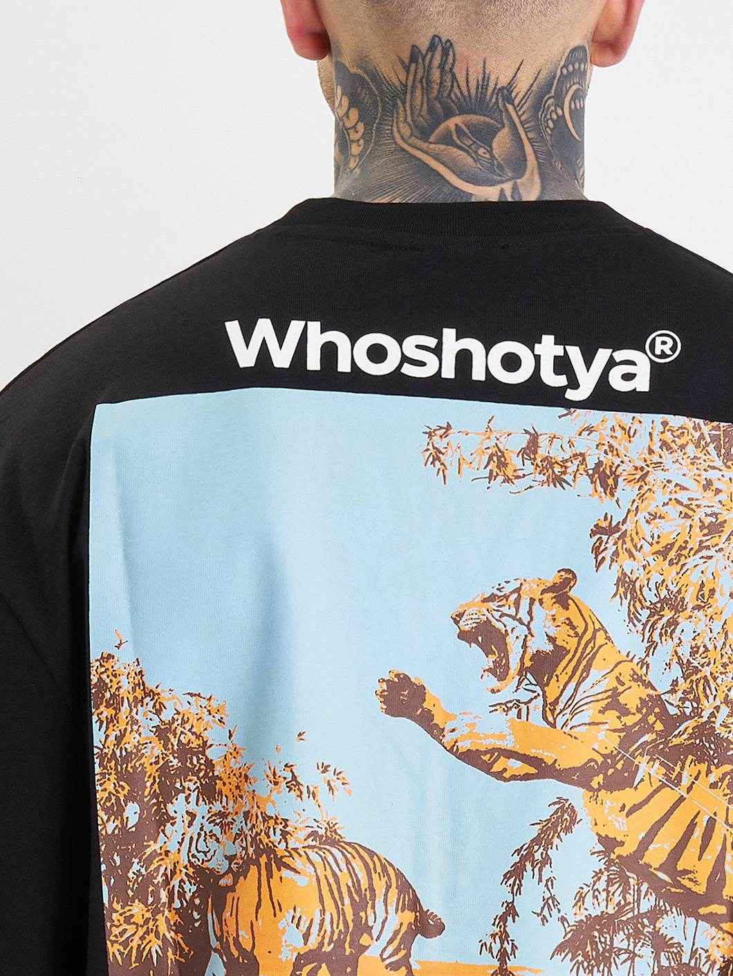 Whoshotya - Feralith - BLACK - Majica - Oversize - 2