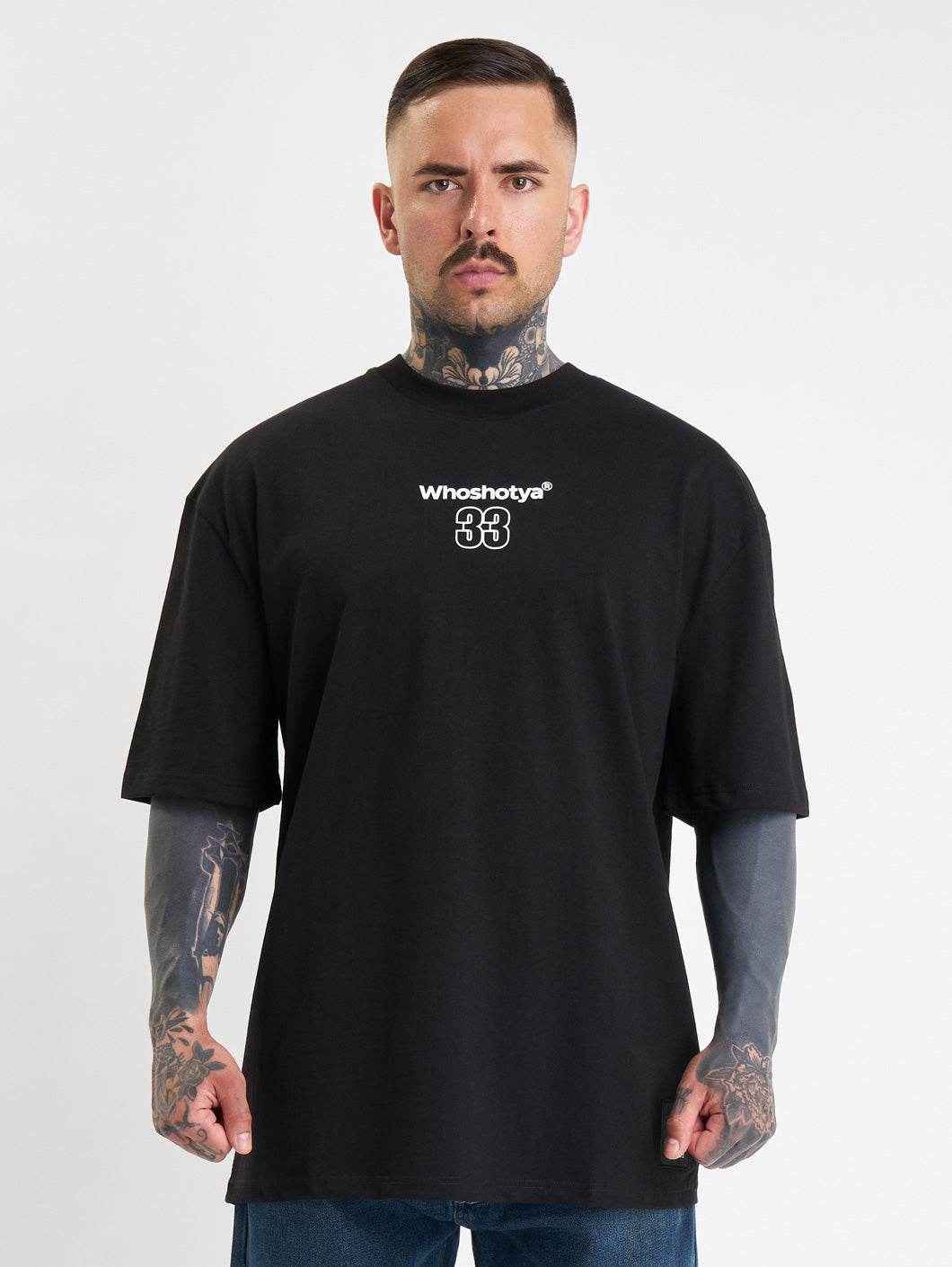 Whoshotya - Feralith - BLACK - Majica - Oversize - 4