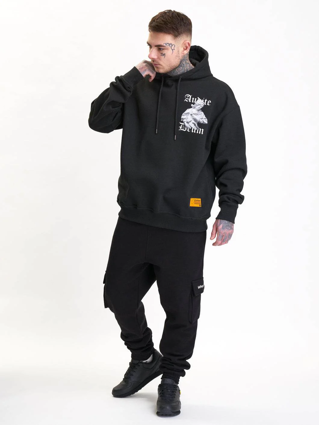 Whoshotya - Audite Deum - BLACK - Dukserica Oversize - 8