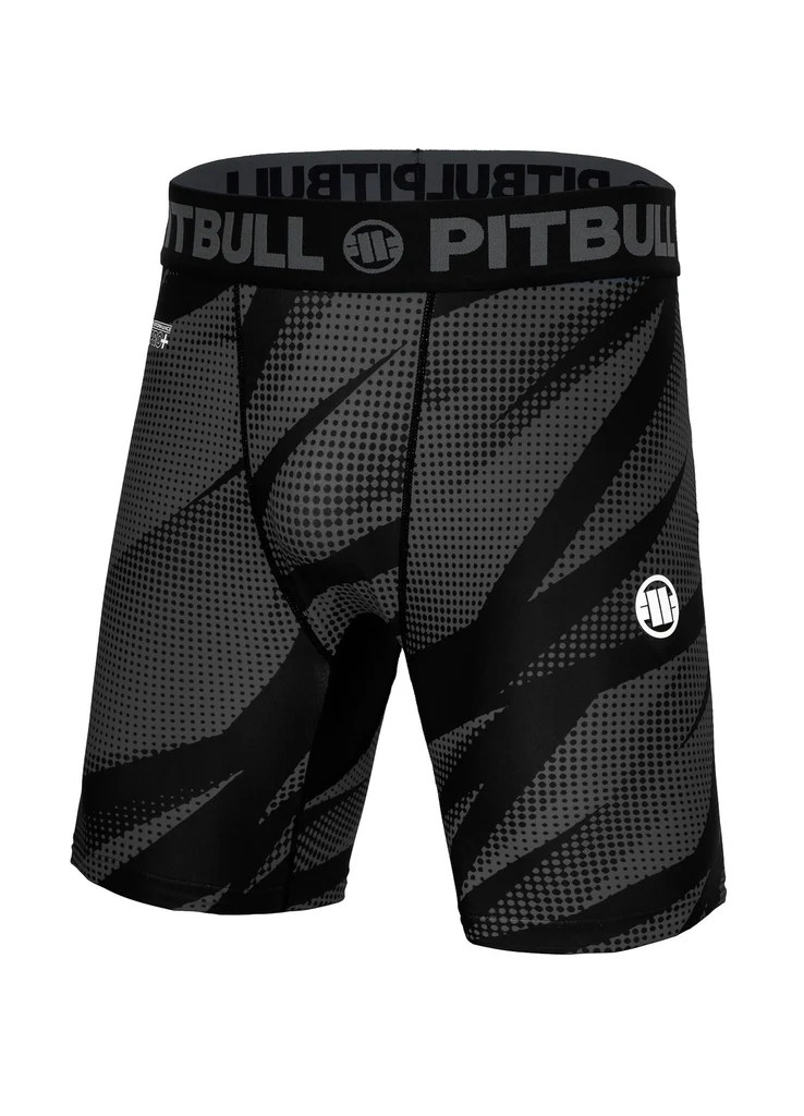 Pitbull - DOT CAMO 2 - Grey - Compression Šorc