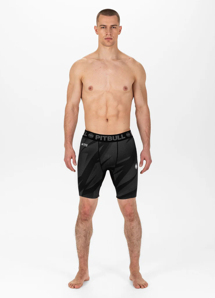 Pitbull - DOT CAMO 2 - Grey - Compression Šorc - 2