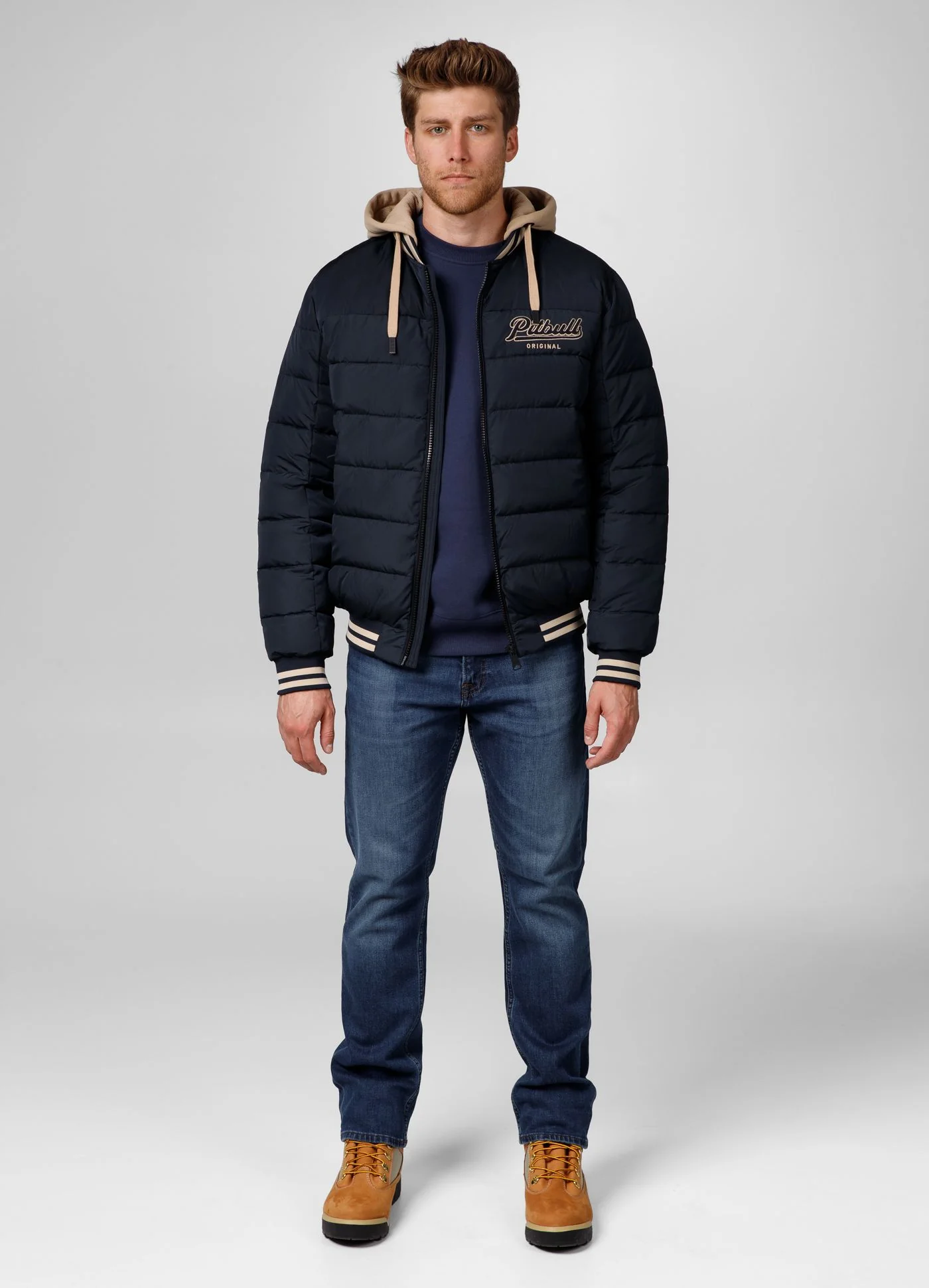 PITBULL - HIDDEN Quilted - NAVY/BEIGE - Jakna - 2