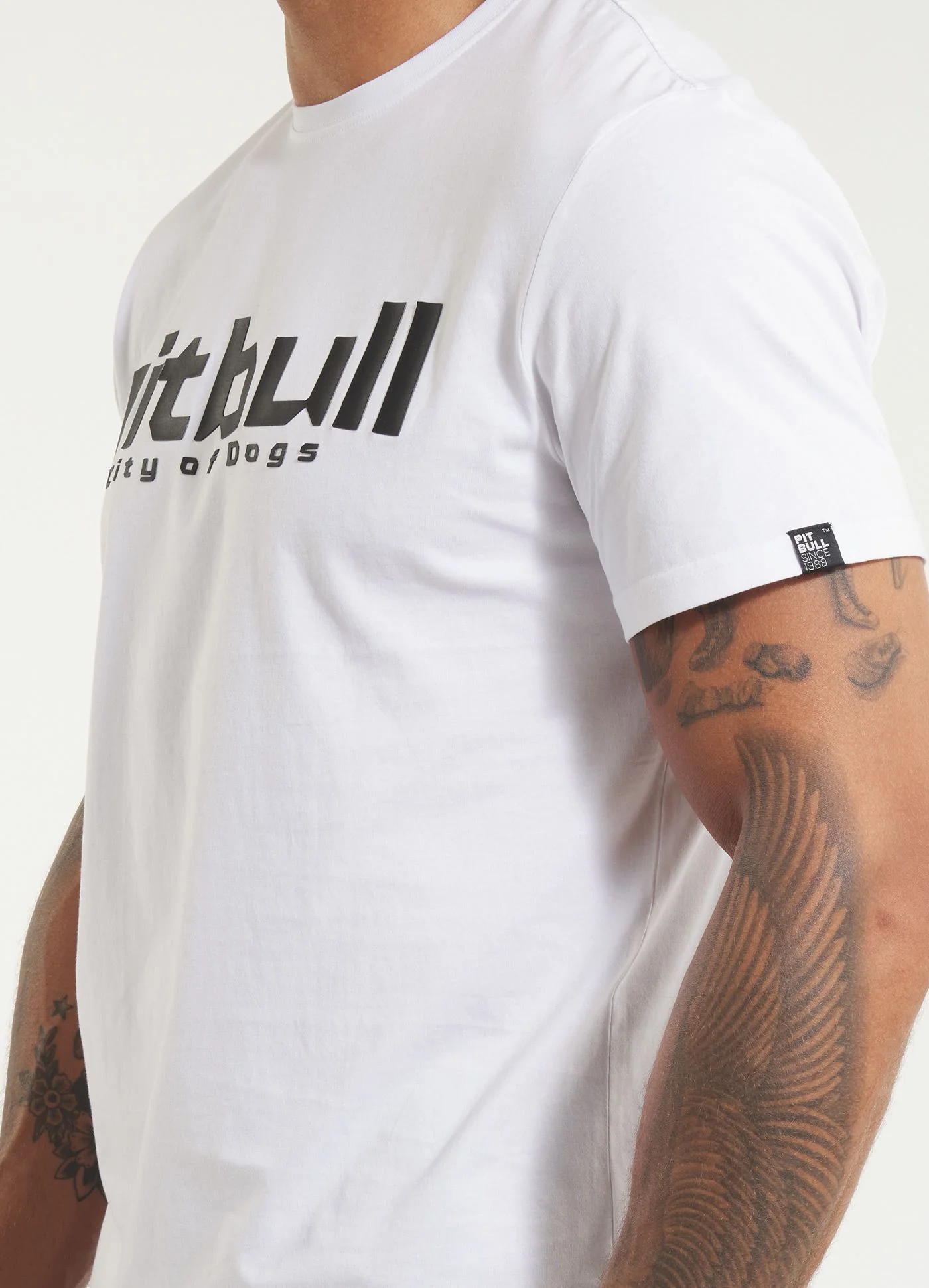 Pitbull - CITY OF DOGS - WHITE - Majica - 8