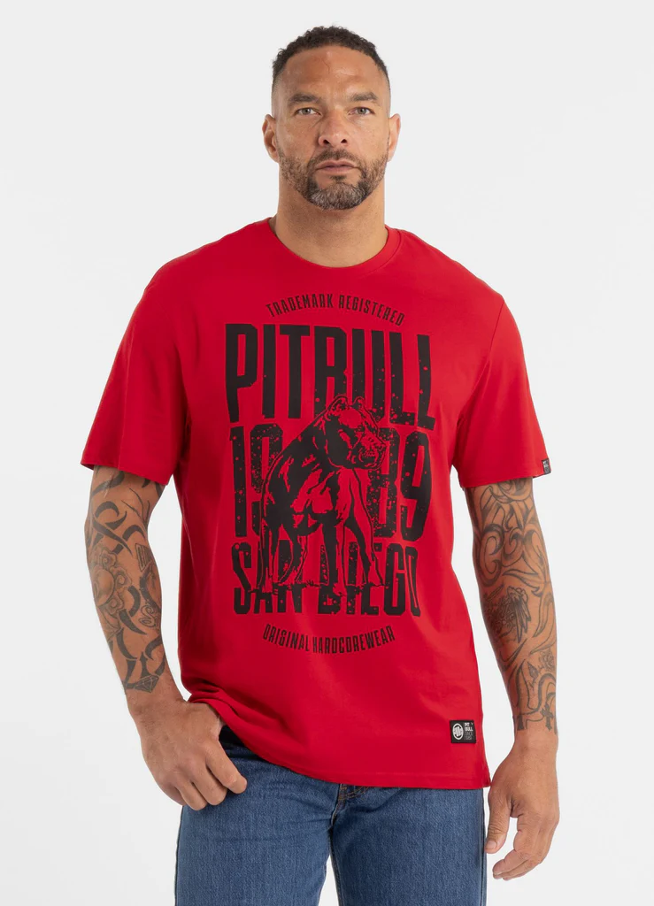Pitbull - SAN DIEGO DOG - RED - Majica