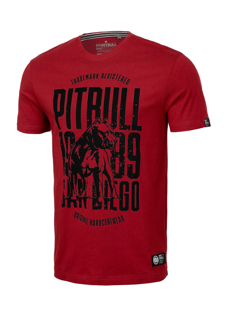 Pitbull - SAN DIEGO DOG - RED - Majica - 5