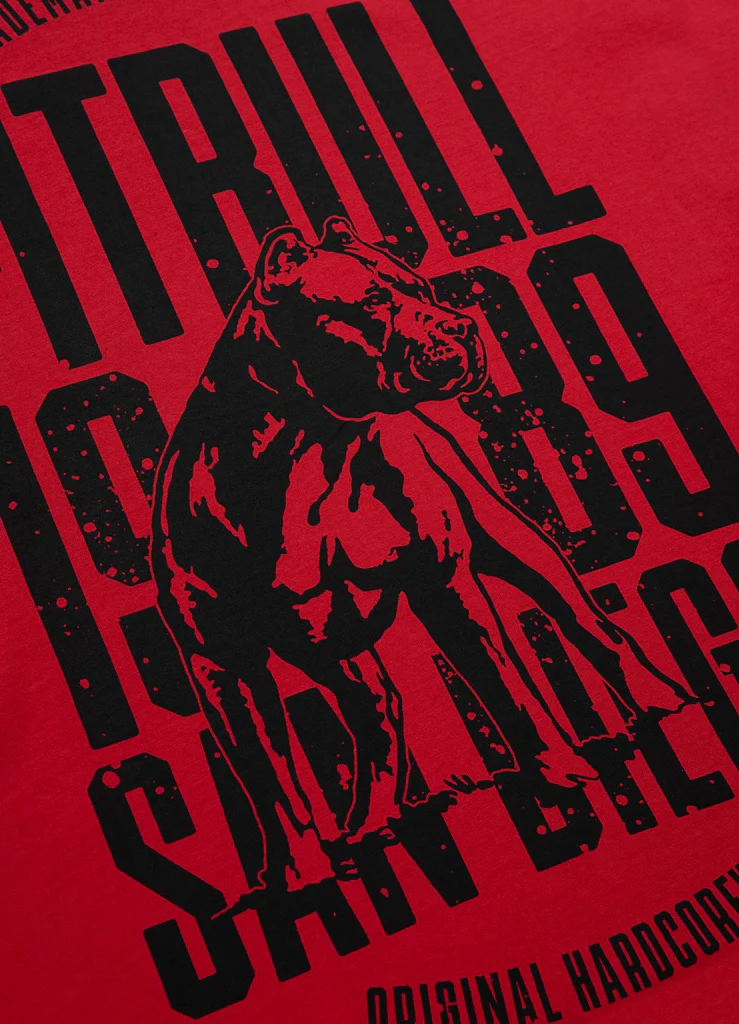 Pitbull - SAN DIEGO DOG - RED - Majica - 7