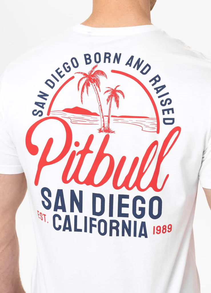 Pitbull - SAN DIEGO BORN - WHITE - Majica - 11
