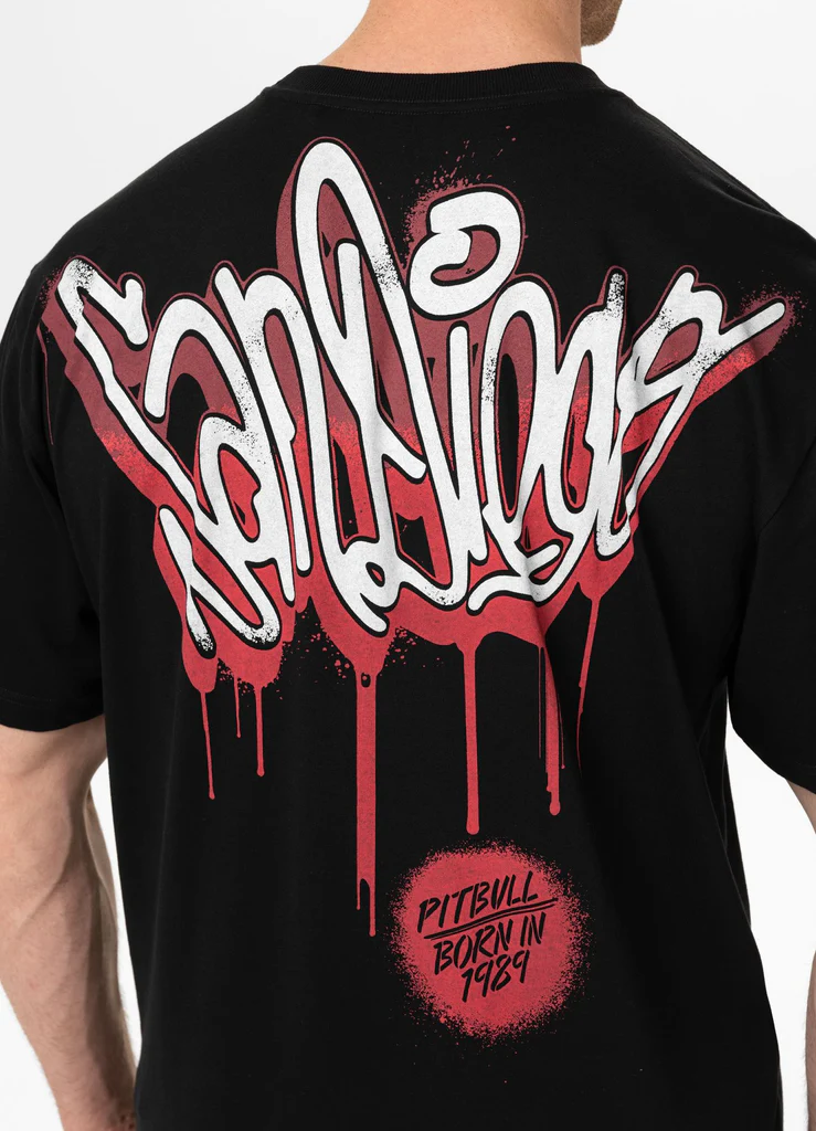 Pitbull - GRAFFITI - BLACK - Majica - 4