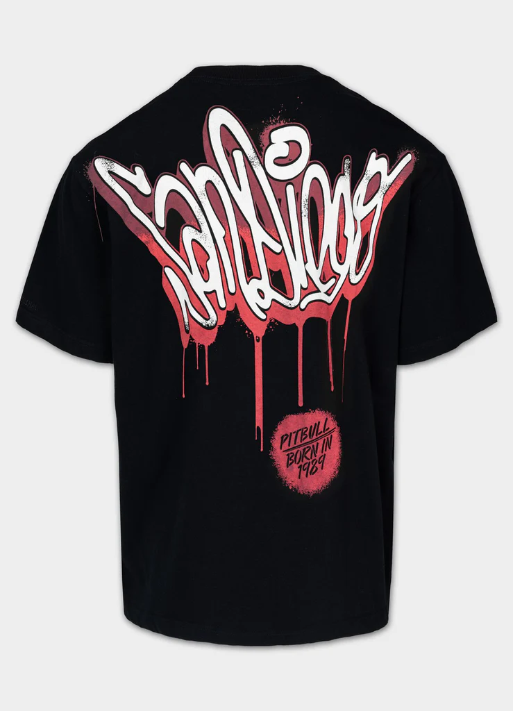 Pitbull - GRAFFITI - BLACK - Majica - 6