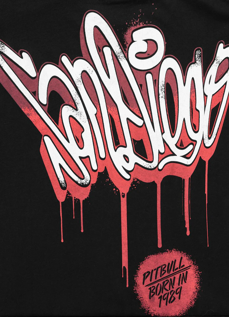 Pitbull - GRAFFITI - BLACK - Majica - 9