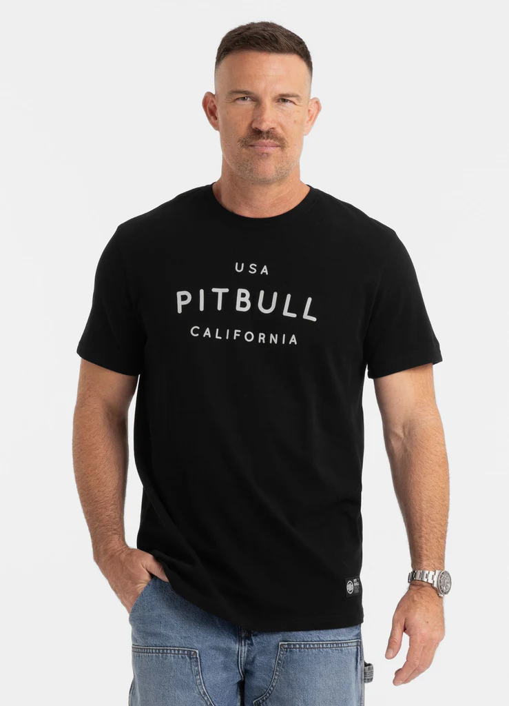 Pitbull - USA CAL - BLACK - Majica