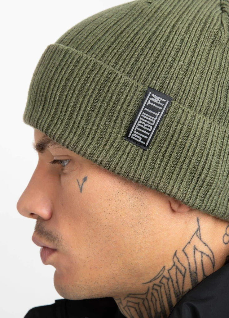 PitBull - Beanie SILVAS - Olive - Kapa - 2