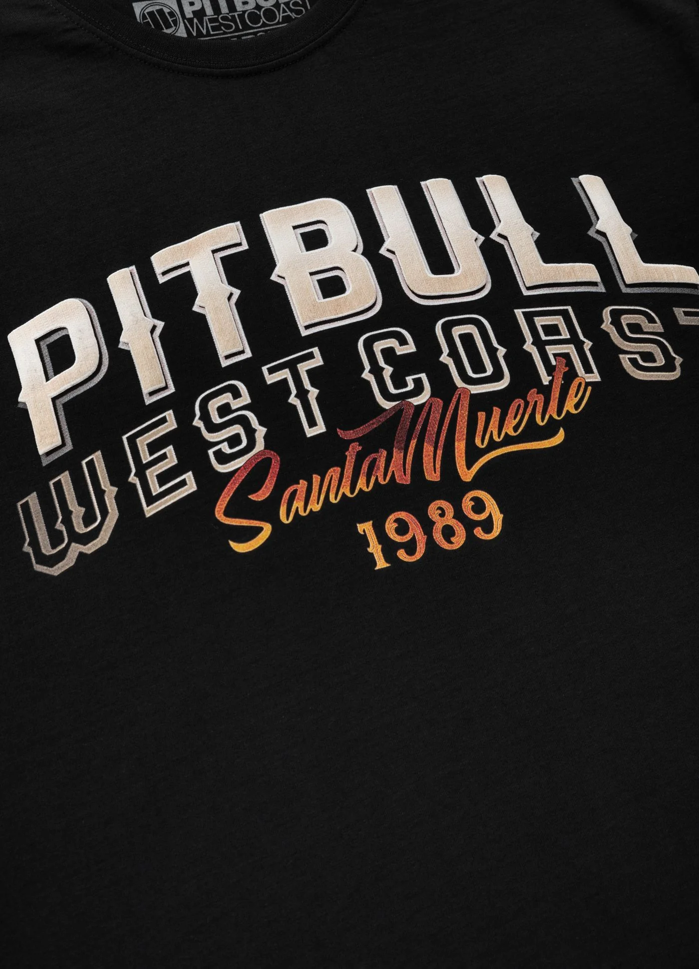 Pitbull - SANTA MUERTE - BLACK - Majica - 3
