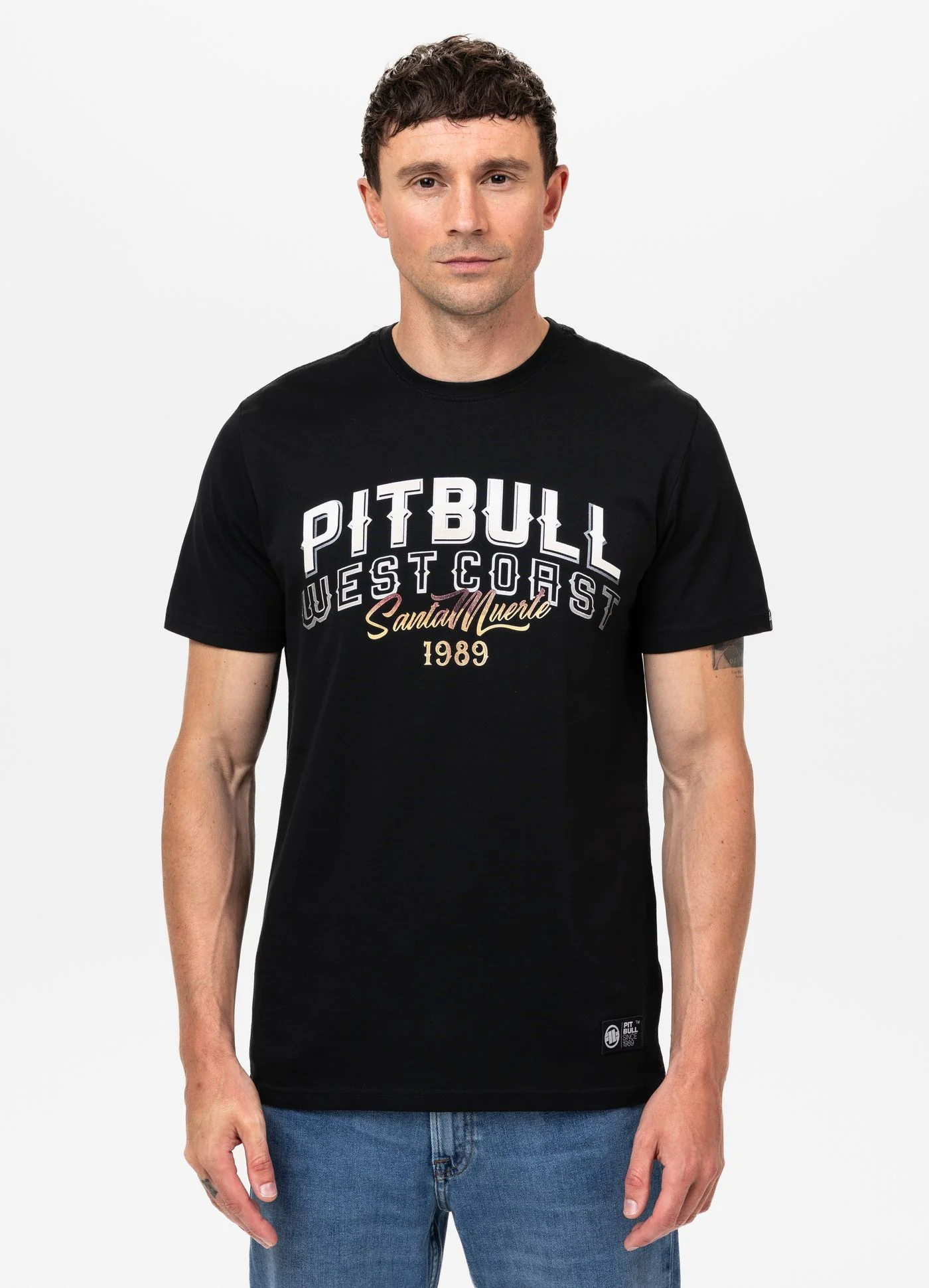 Pitbull - SANTA MUERTE - BLACK - Majica - 5