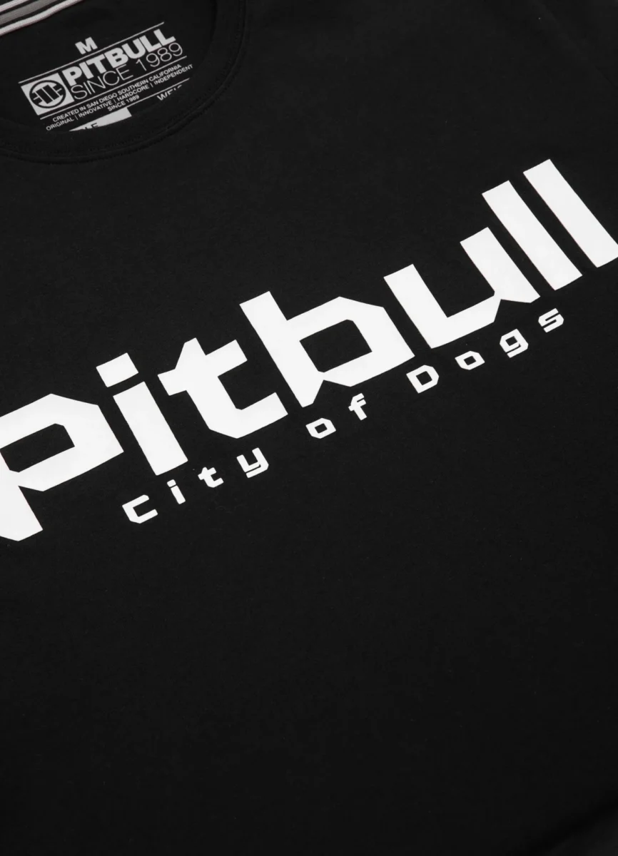 Pitbull | CITY OF DOGS | BLACK | Majica
