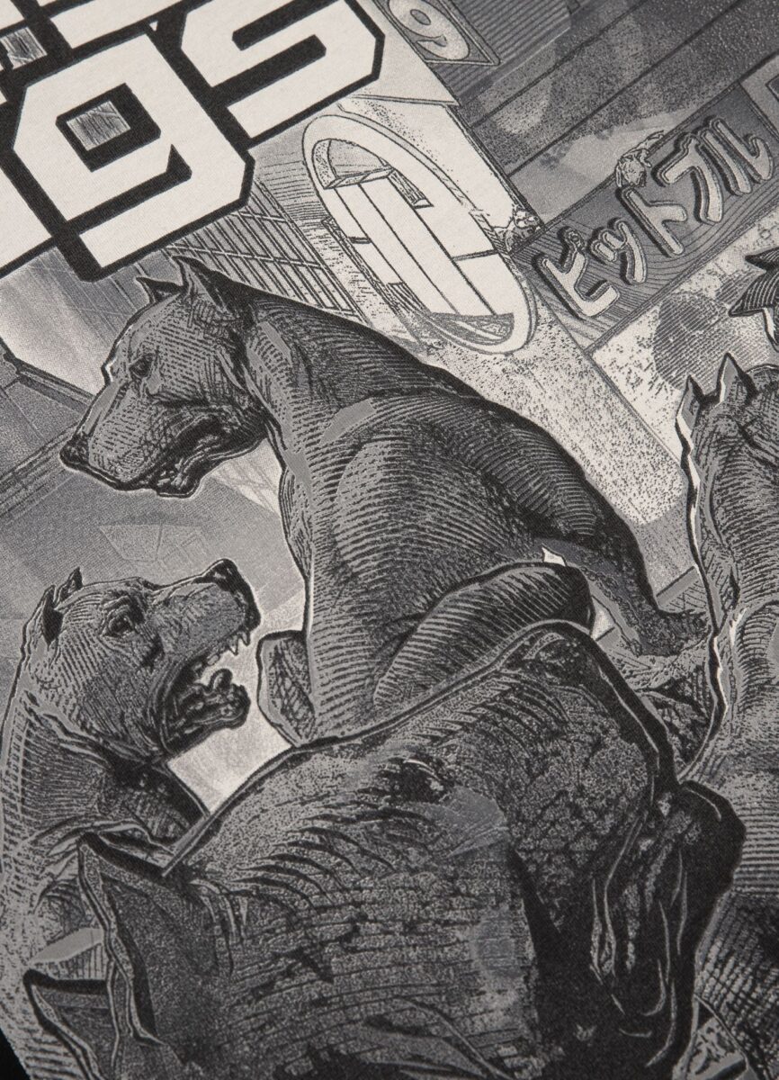 Pitbull | CITY OF DOGS | BLACK | Majica