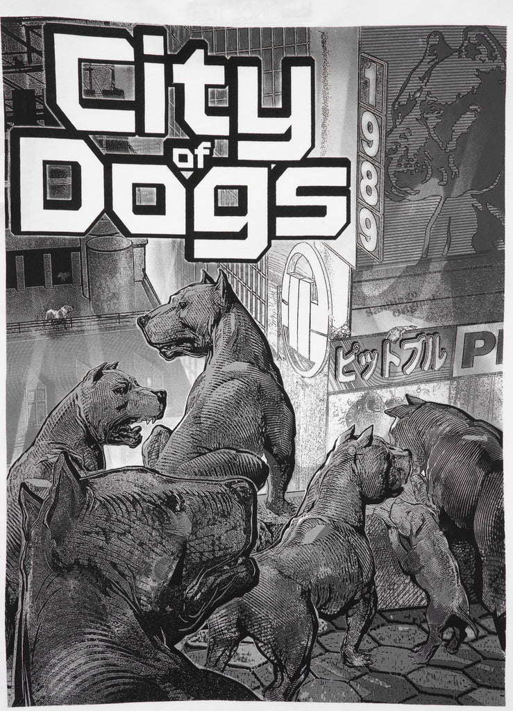 Pitbull | CITY OF DOGS | WHITE | Majica