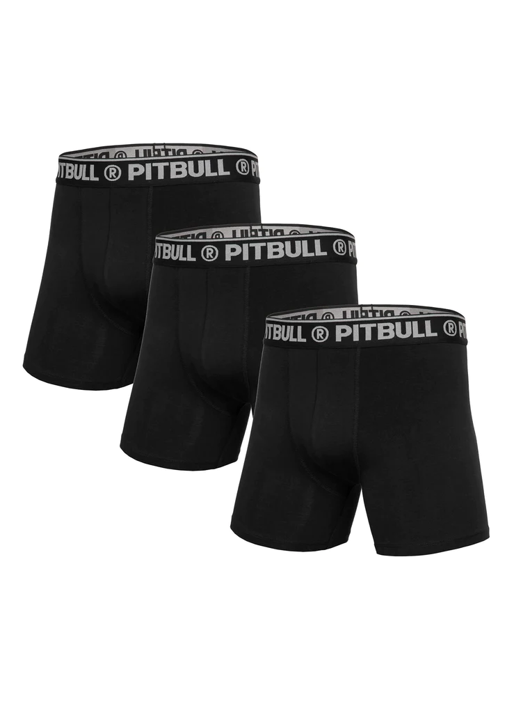 Pitbull | Boxer Shorts VI 3pack | Black | Bokserice