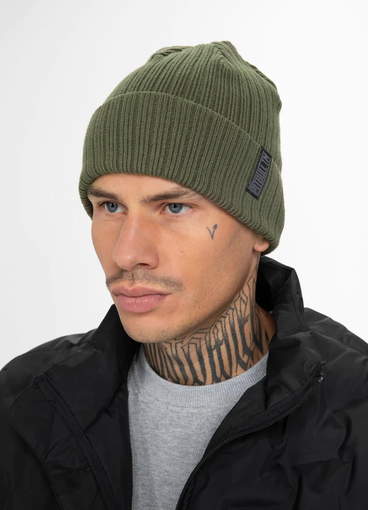 PitBull | Beanie SILVAS | Olive | Kapa
