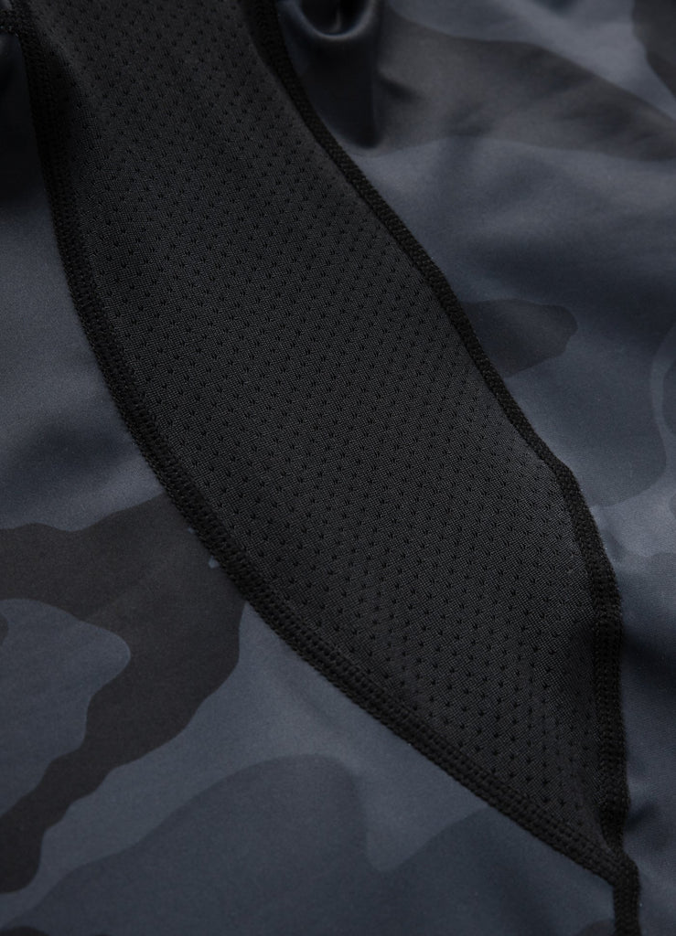 Pitbull | SMALL LOGO | Black Camo | Rashguard