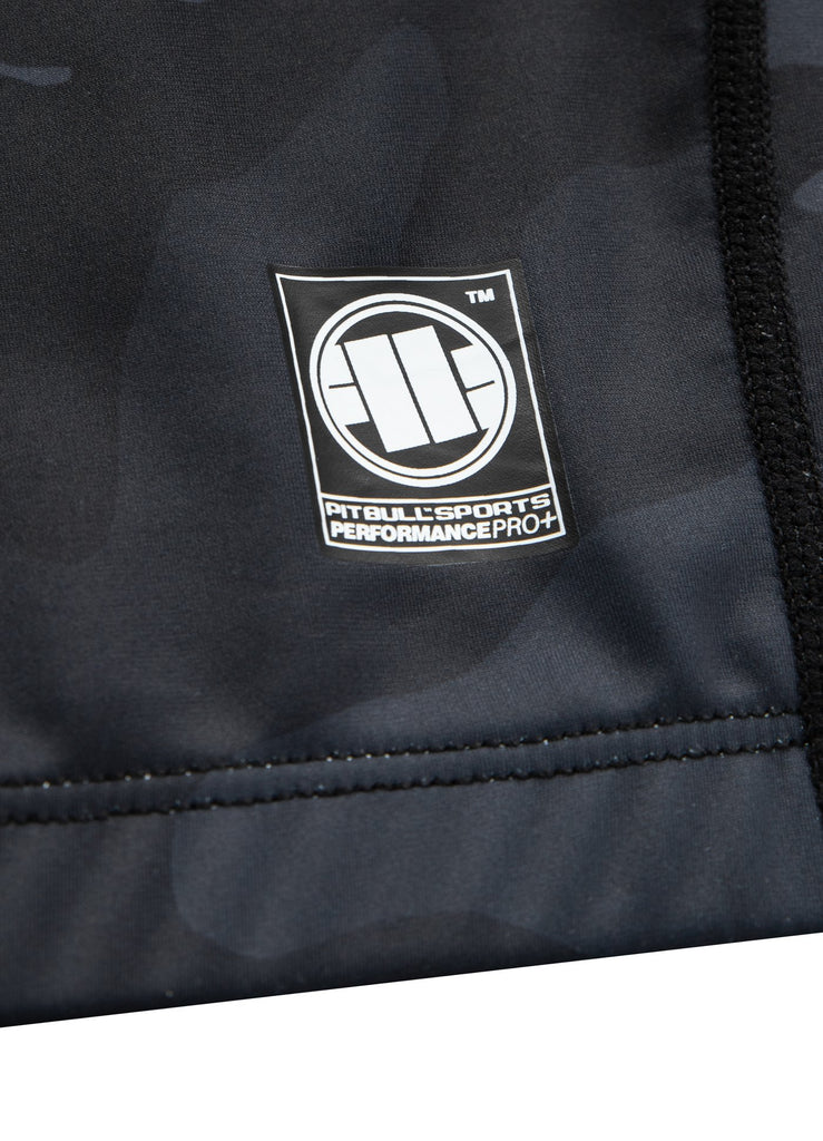 Pitbull | SMALL LOGO | Black Camo | Rashguard