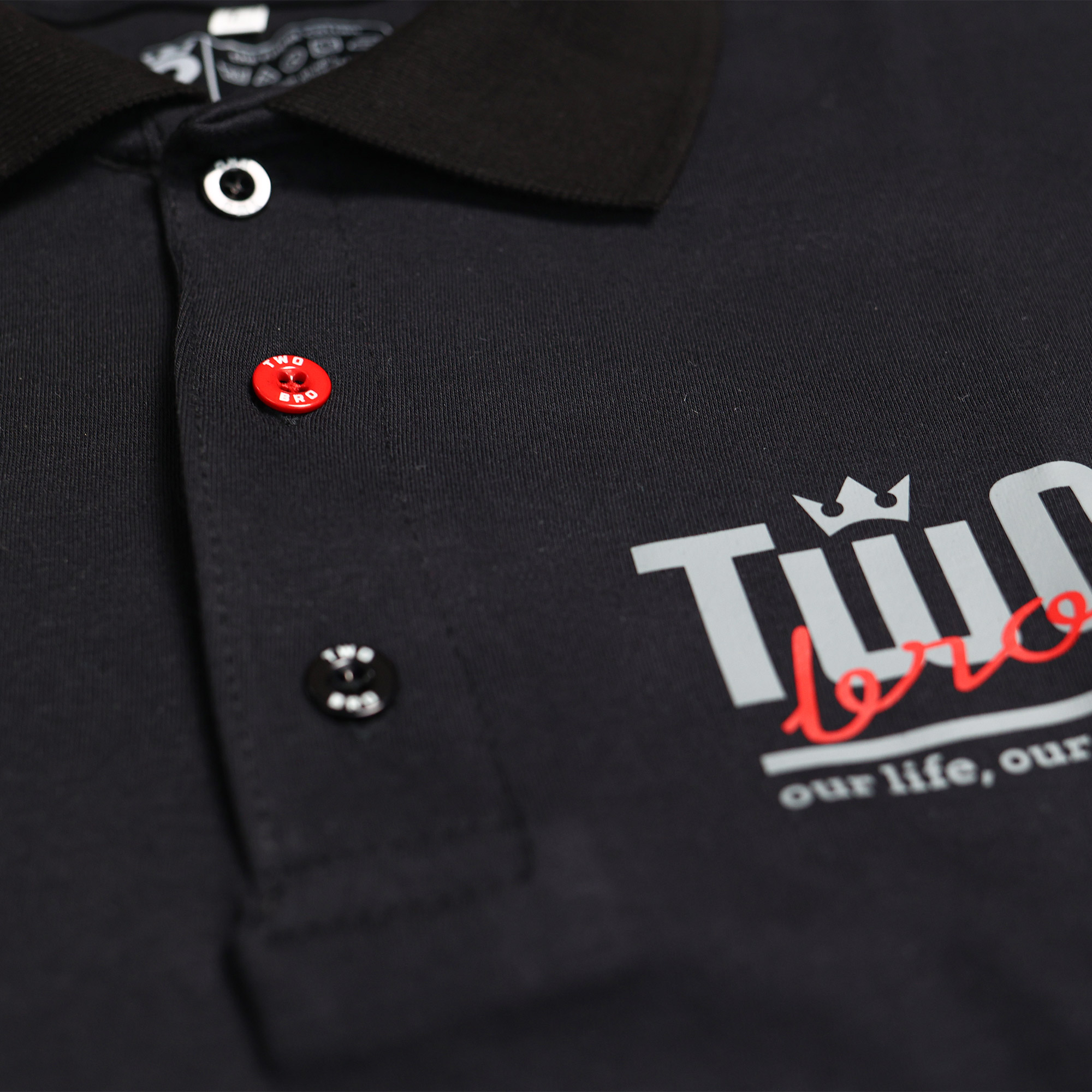 2bro | TWO | BLACK - r.b. | Polo Majica