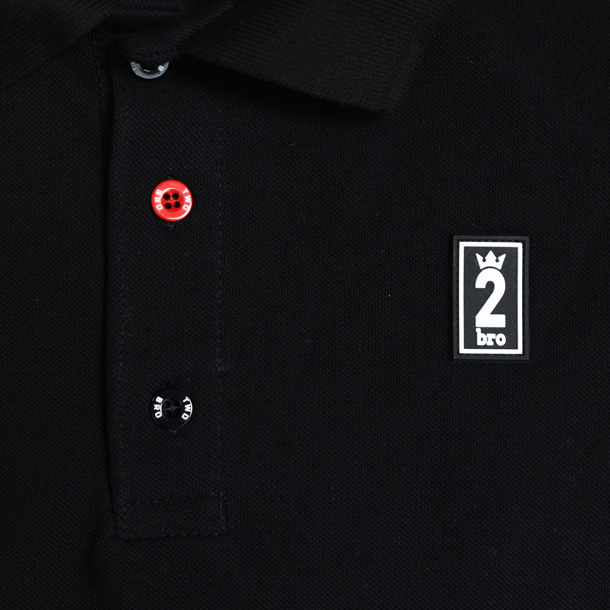 2bro | LOGO | BLACK - r.b. | Polo Majica