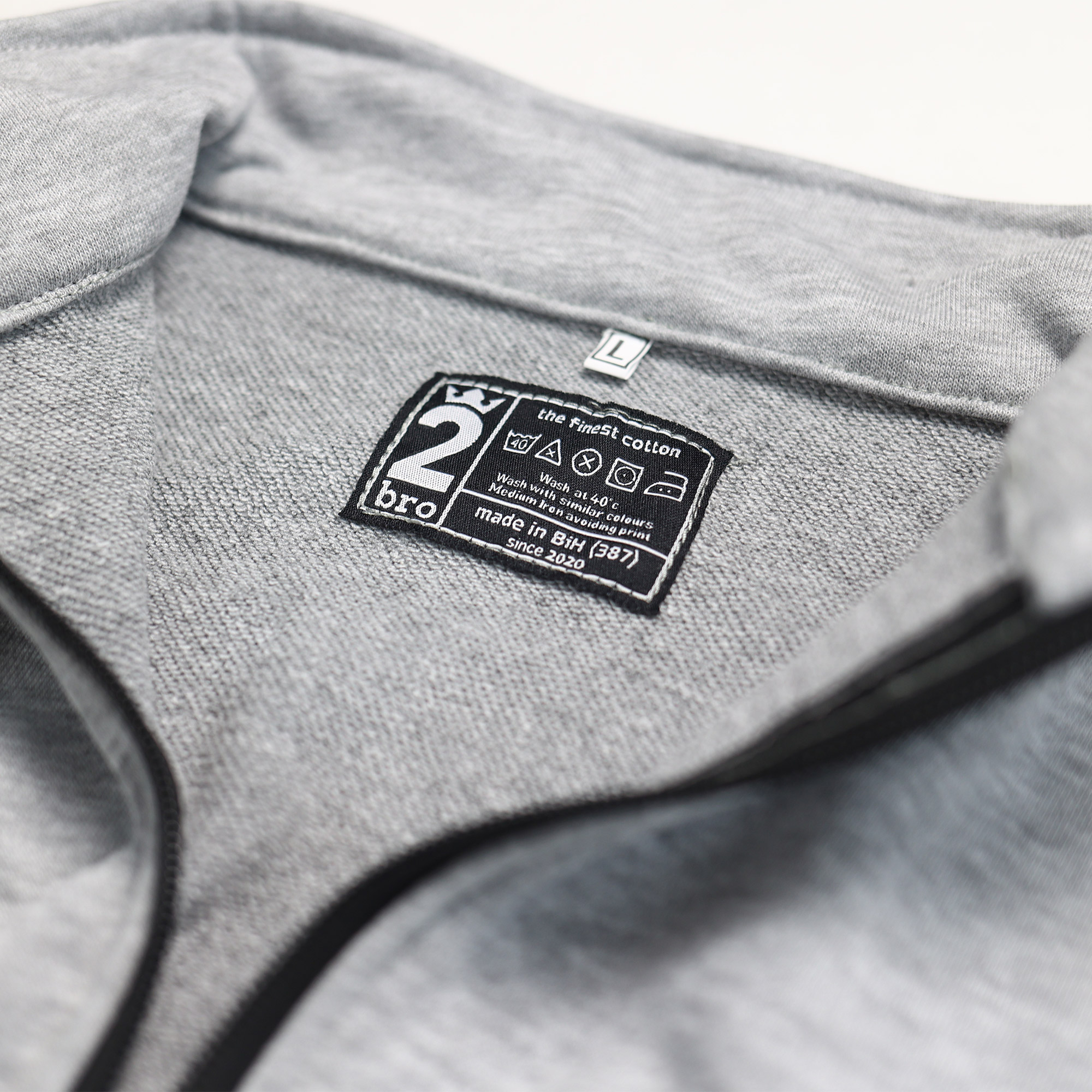 2bro | ZIP Bro | GRAY | Trenerka