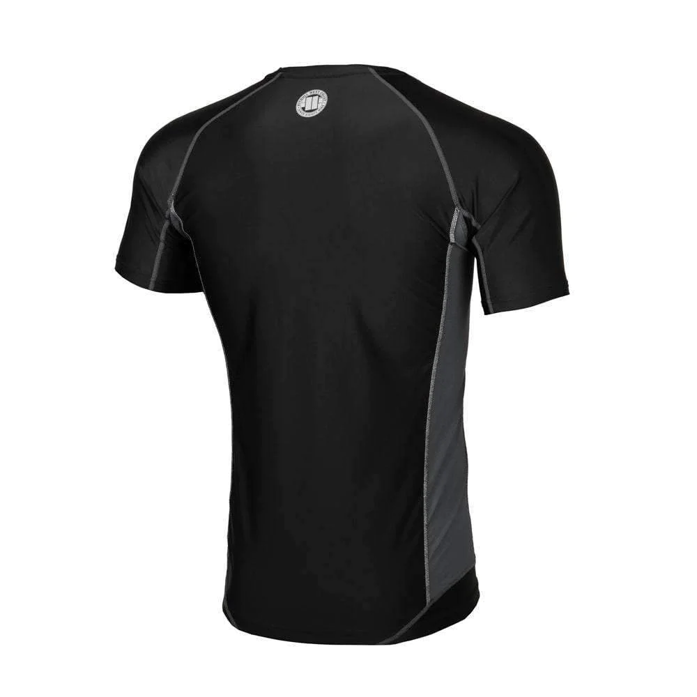 Pitbull | PRO PLUS SMALL LOGO | BLACK| Rashguard