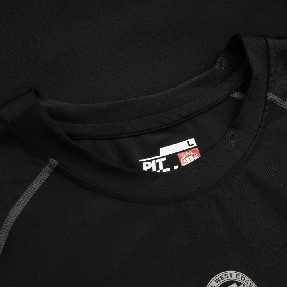 Pitbull | PRO PLUS SMALL LOGO | BLACK| Rashguard