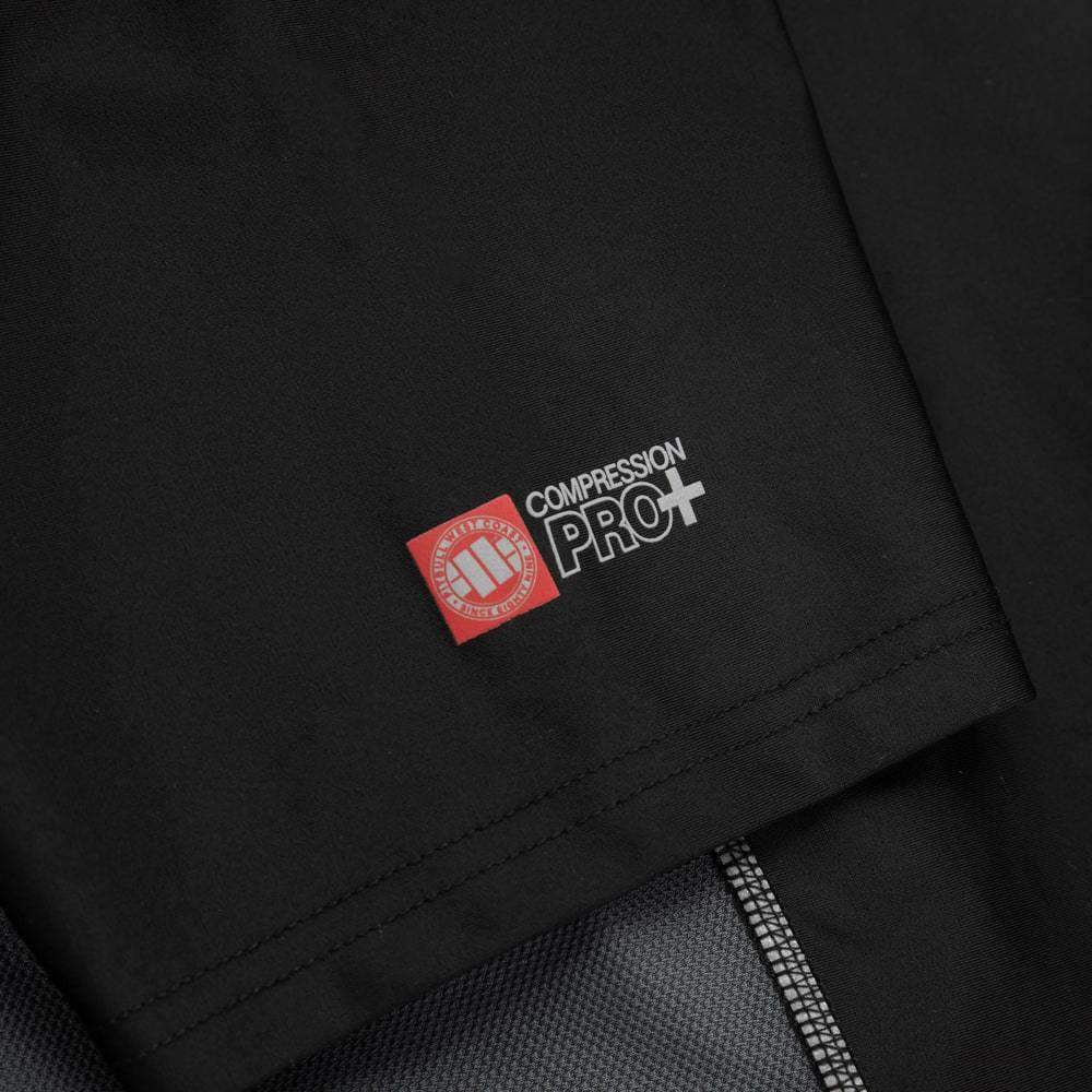 Pitbull | PRO PLUS SMALL LOGO | BLACK| Rashguard
