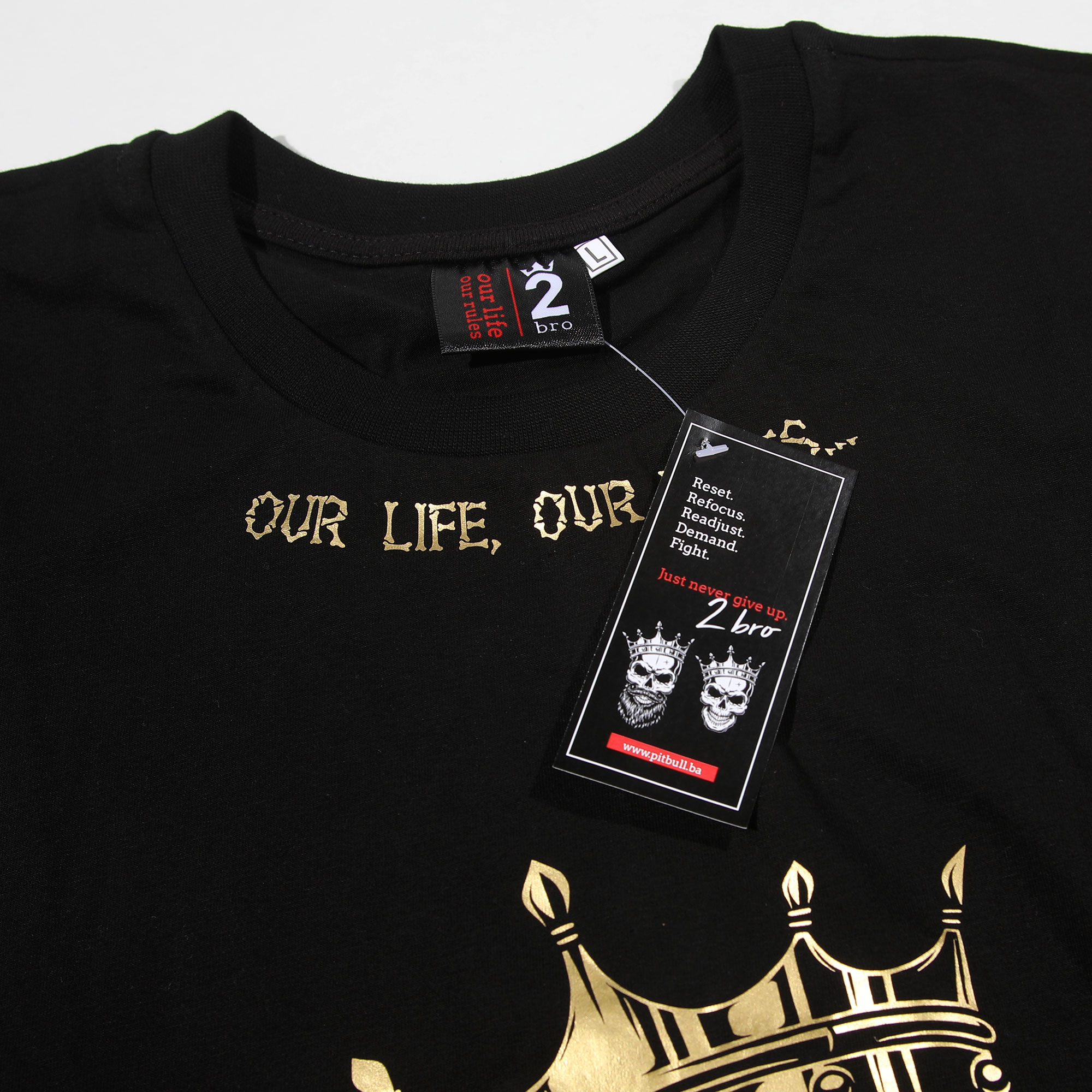 2bro | KING SKULL | BLACK | Majica
