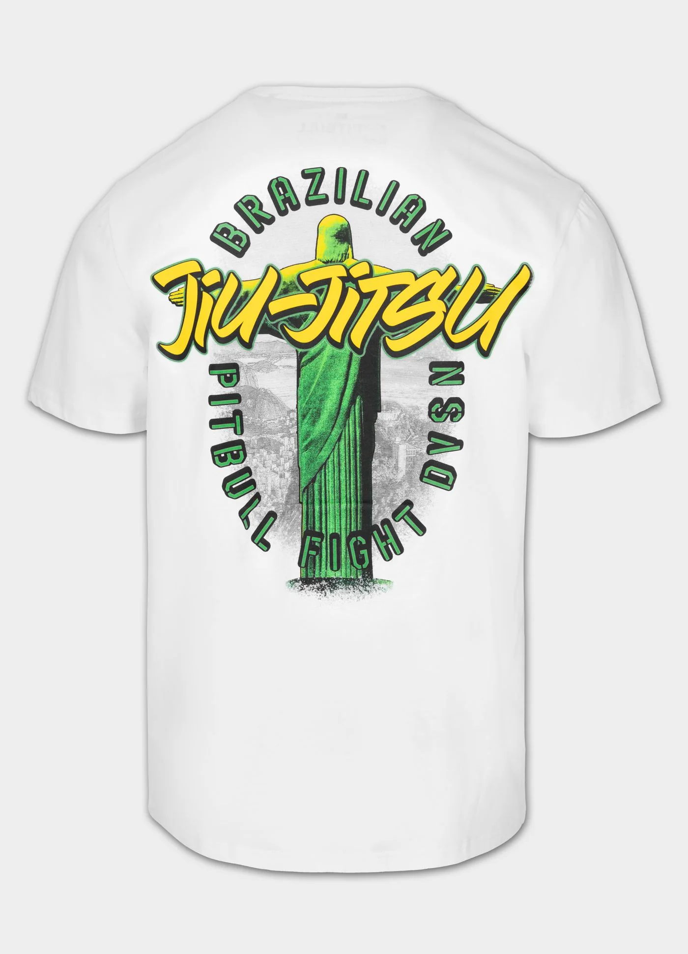 Pitbull | BJJ FIGHT DVSN | WHITE | Majica