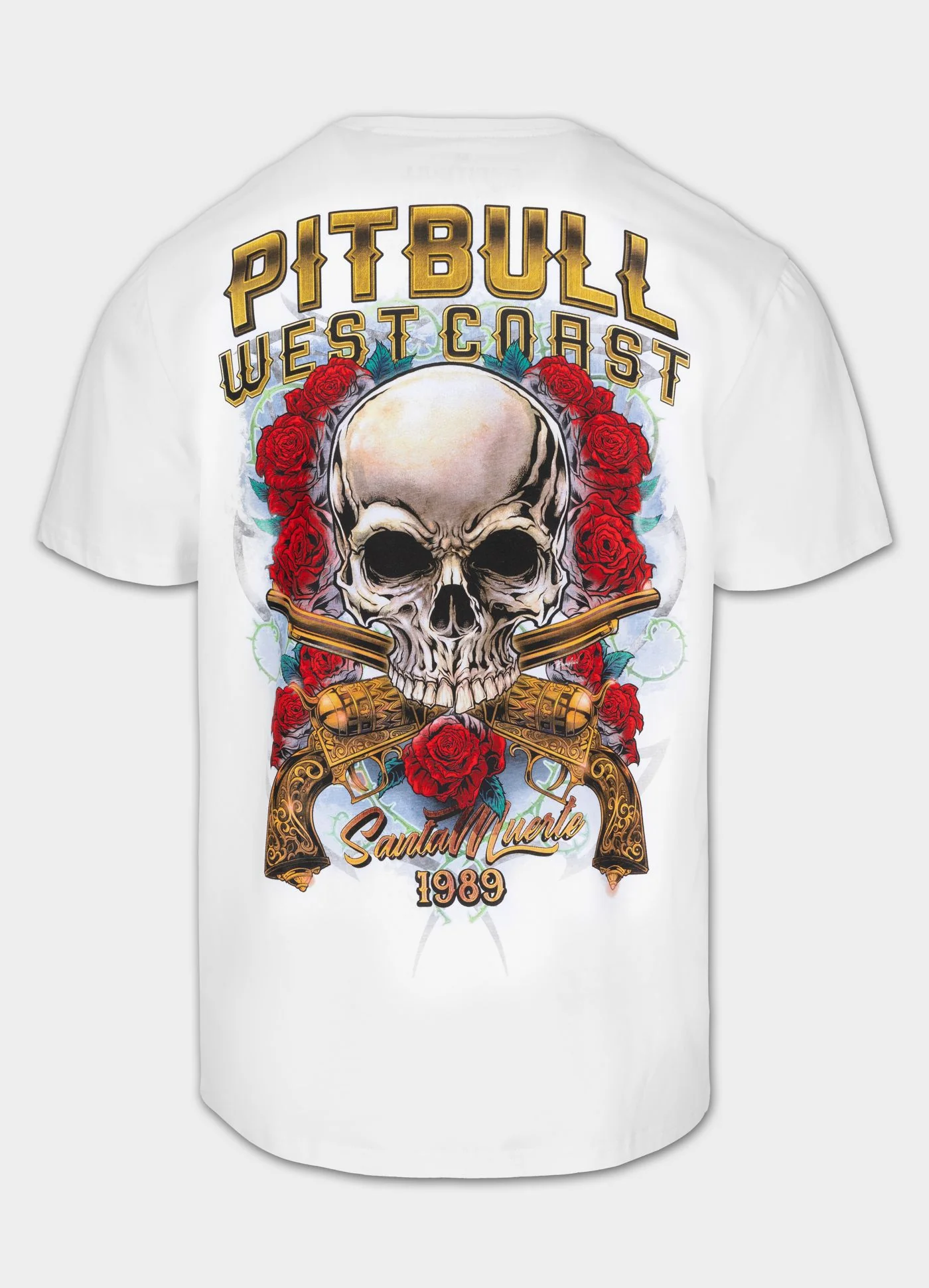 Pitbull | SANTA MUERTE | WHITE | Majica