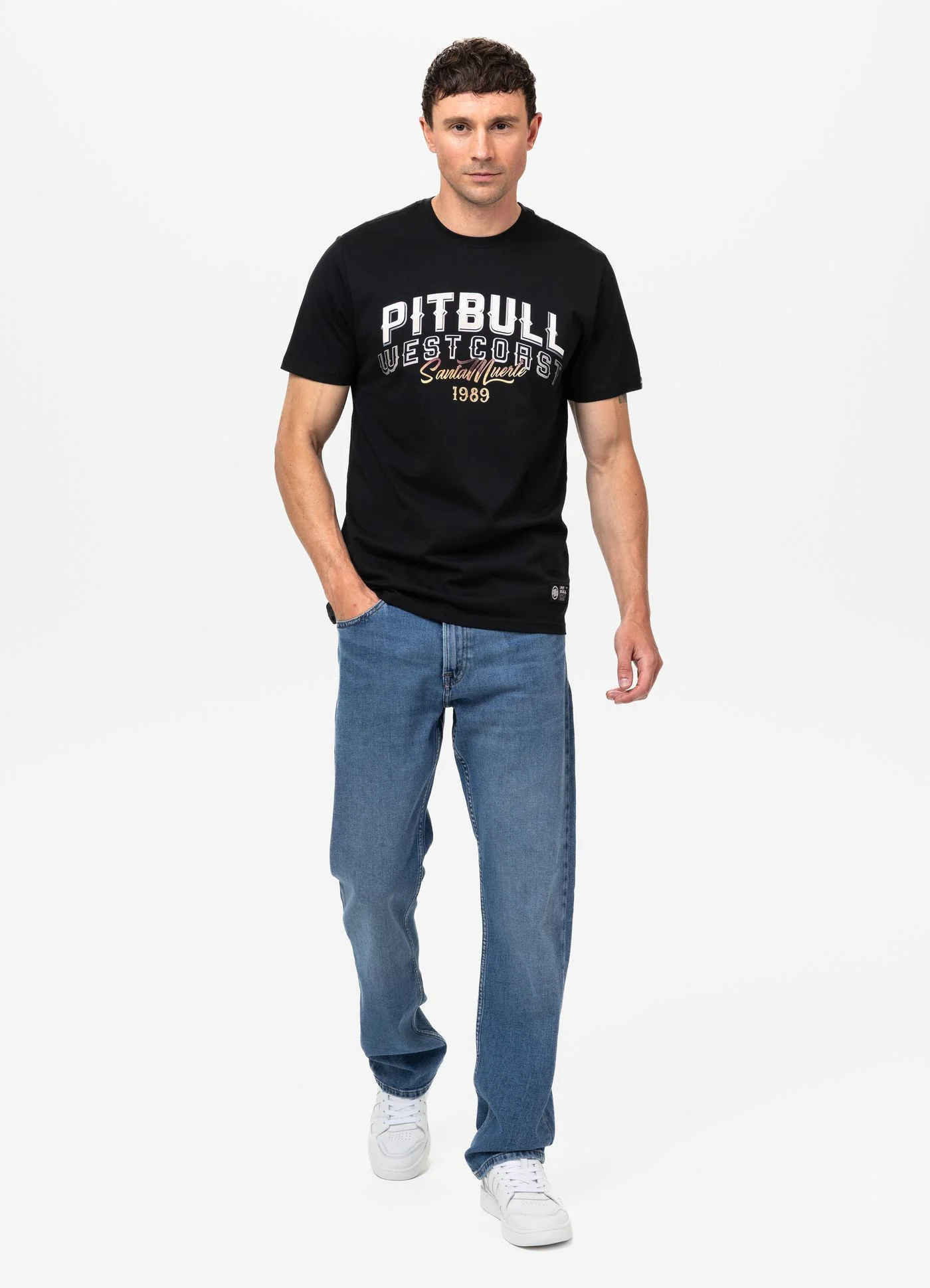 Pitbull | SANTA MUERTE | BLACK | Majica
