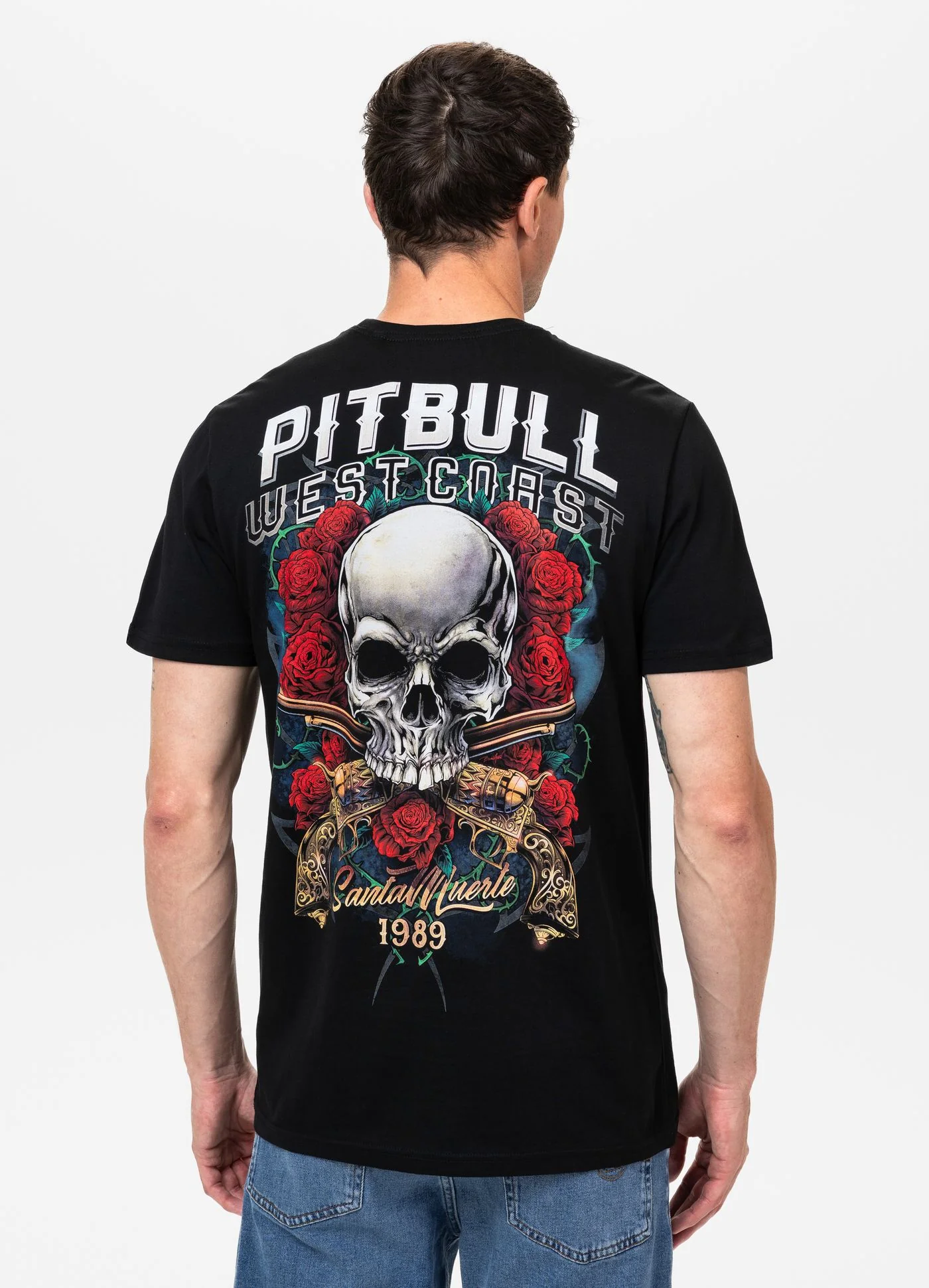 Pitbull | SANTA MUERTE | BLACK | Majica