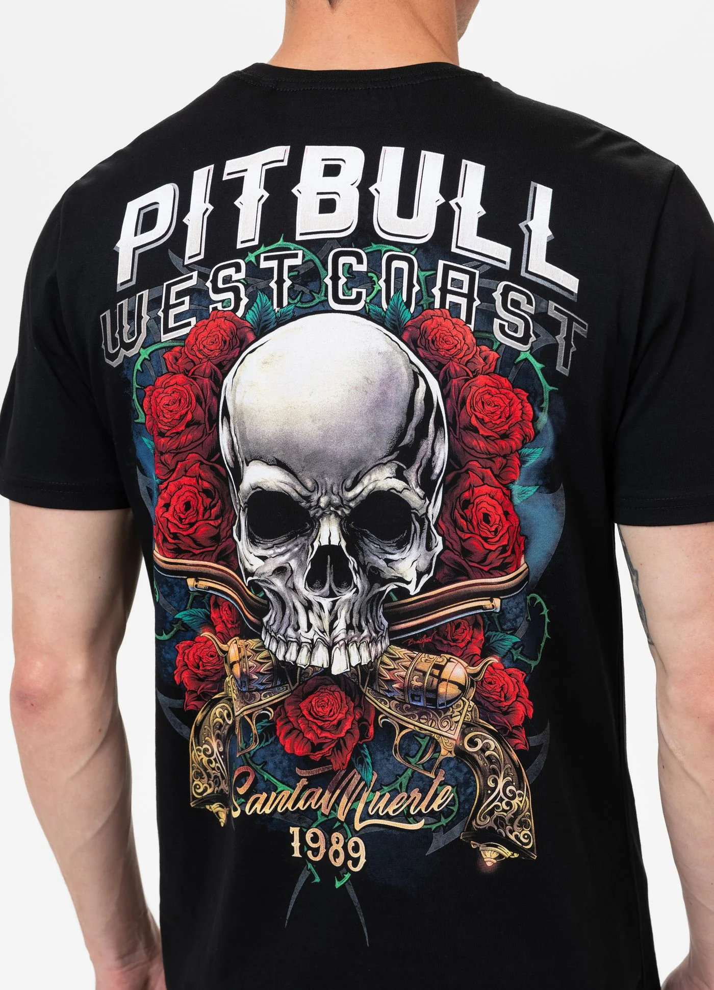 Pitbull | SANTA MUERTE | BLACK | Majica