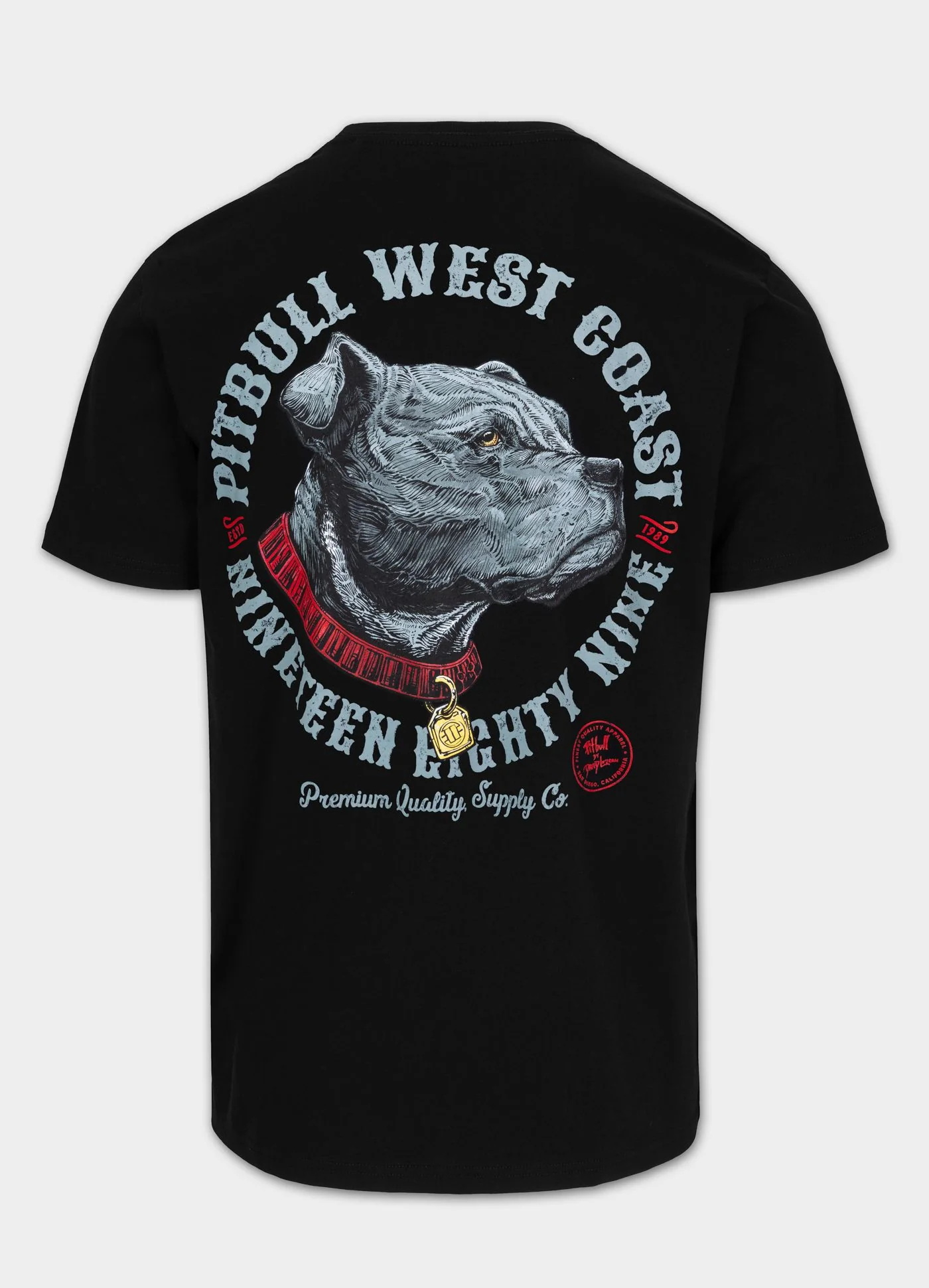 Pitbull | STRENGTH & RESPECT | BLACK | Majica