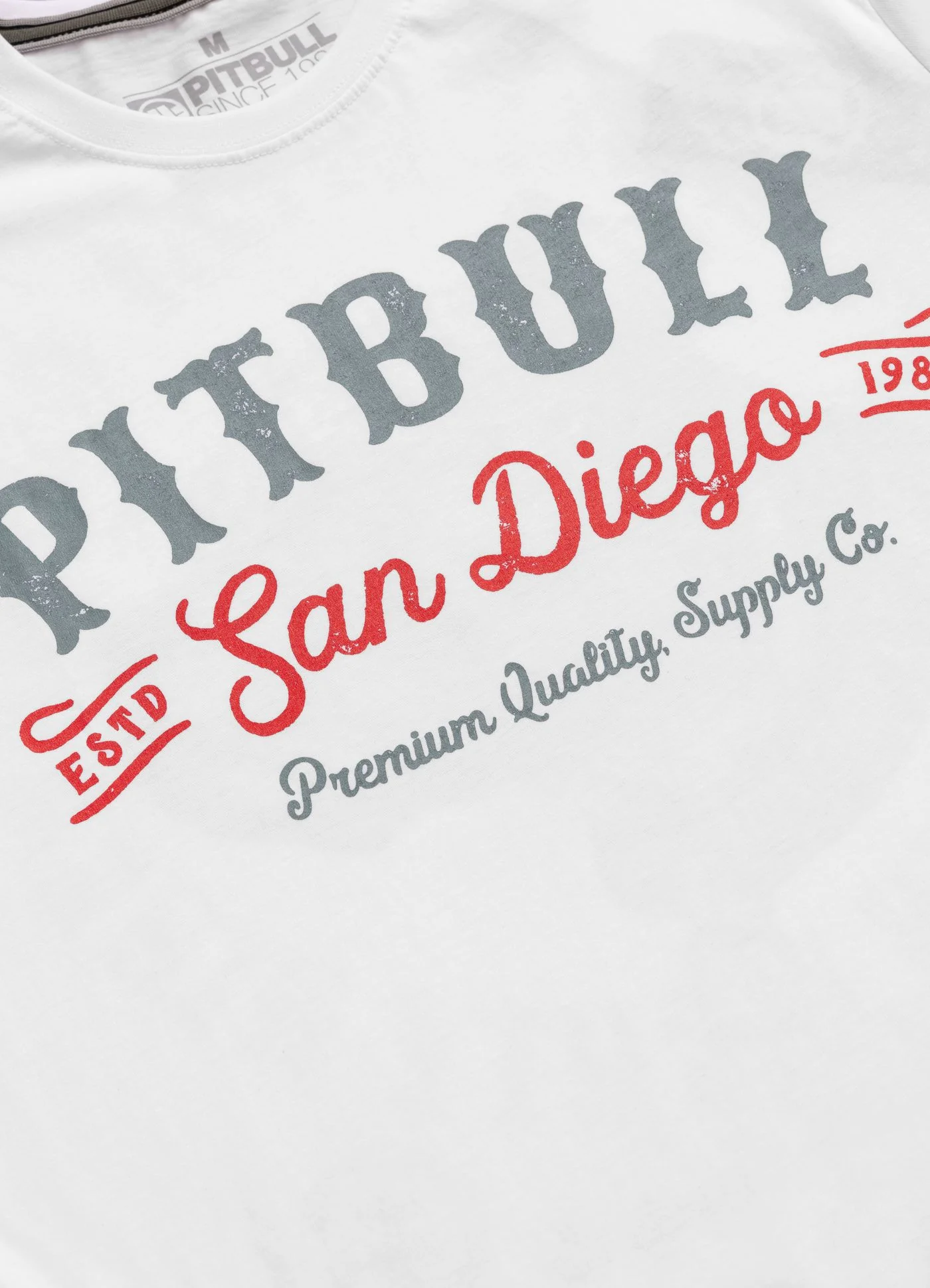 Pitbull | STRENGTH & RESPECT | WHITE | Majica