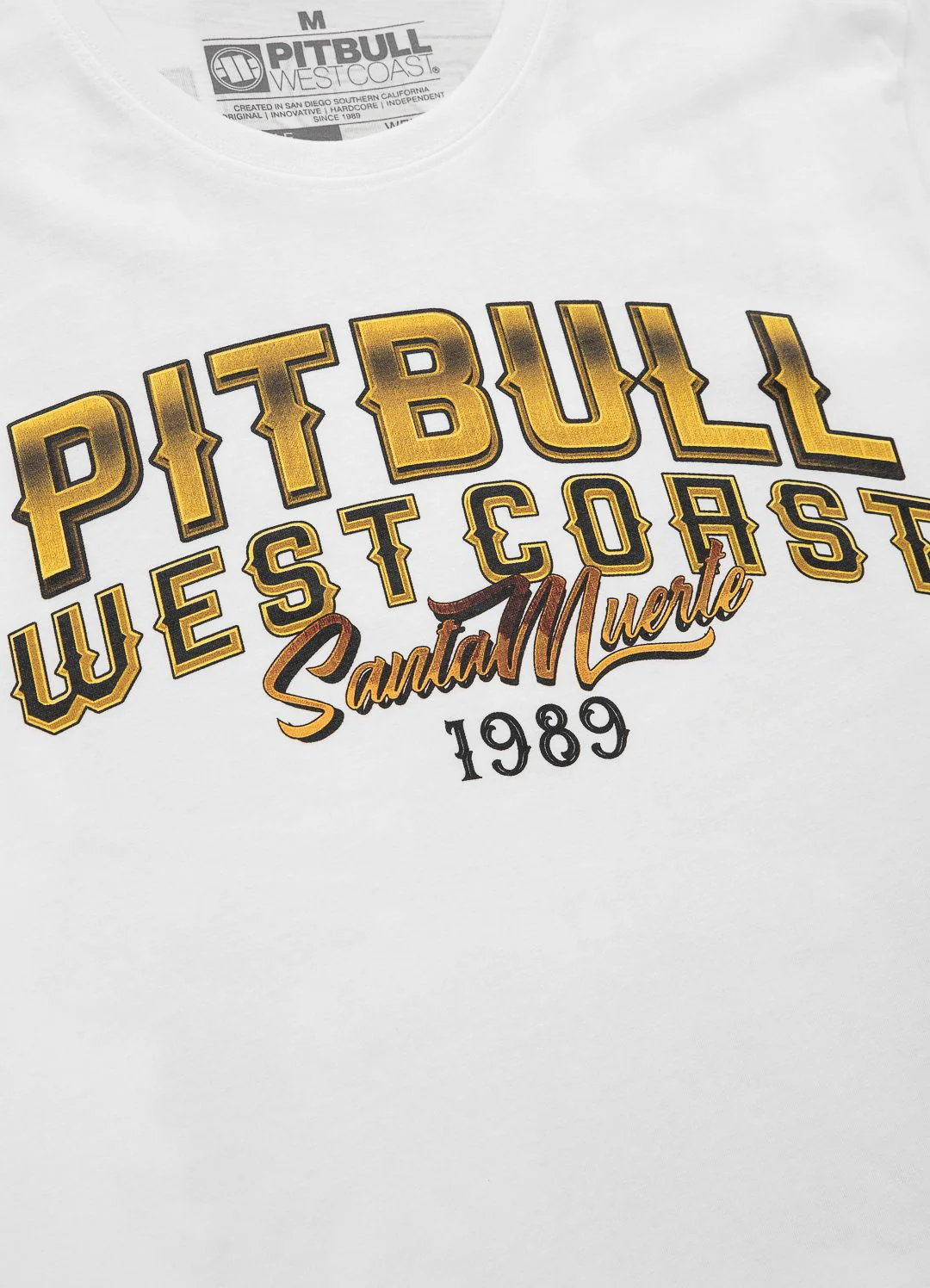 Pitbull | SANTA MUERTE | WHITE | Majica